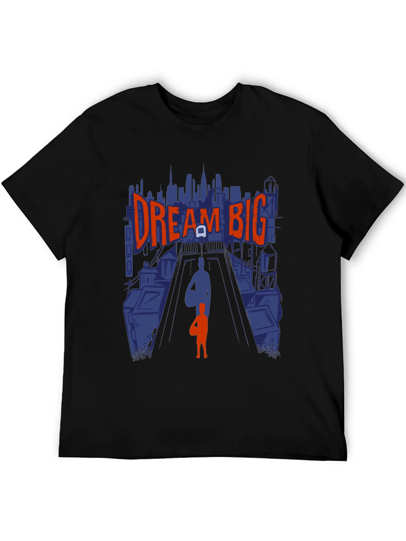 Dream Big Graphic Tee - Inspiring Basketball Design