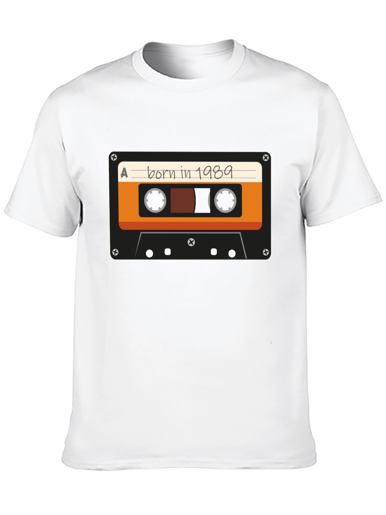 Born in 1989 Cassette Tape Graphic T-Shirt
