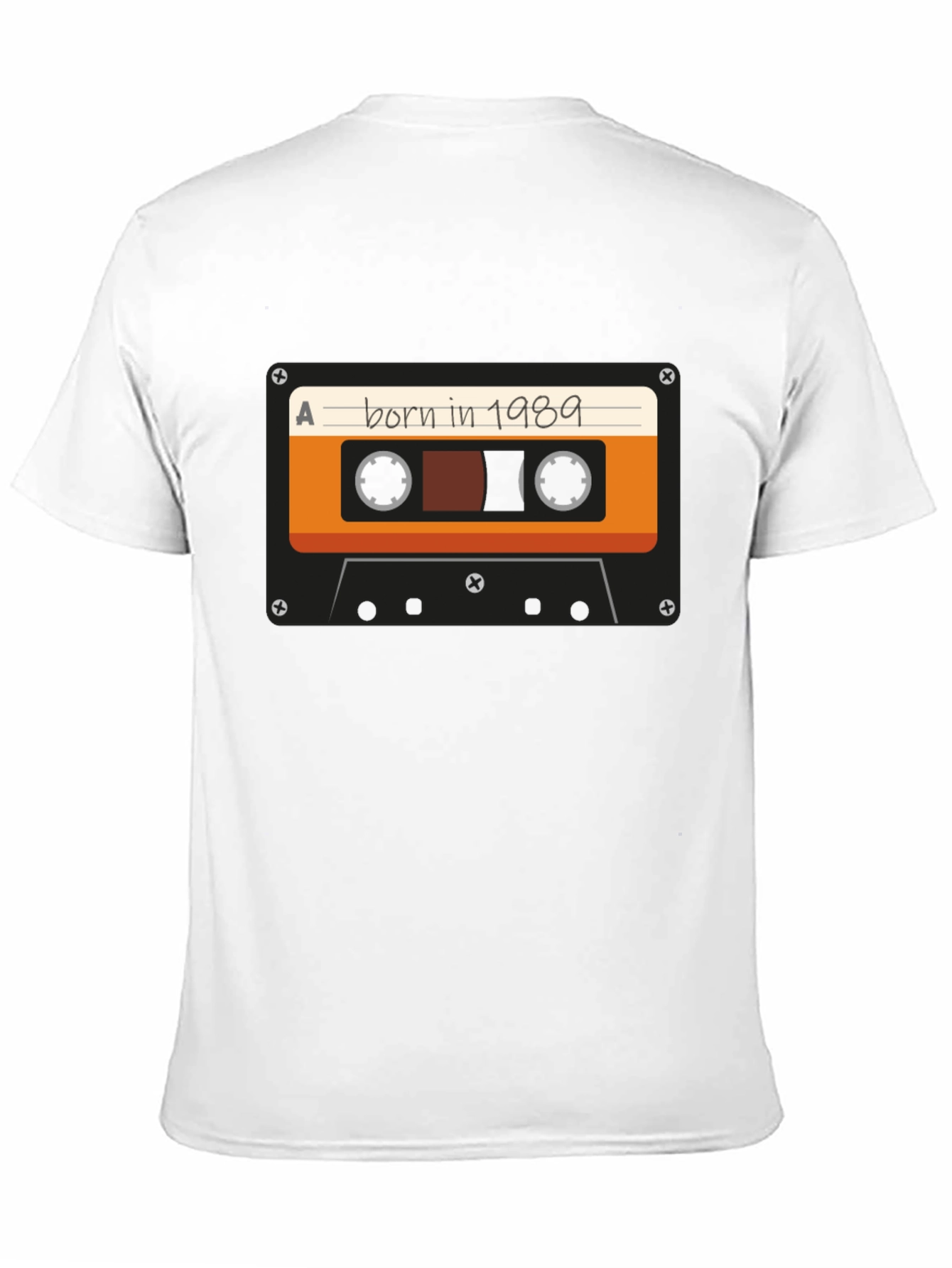 Born in 1989 Cassette Tape Graphic T-Shirt