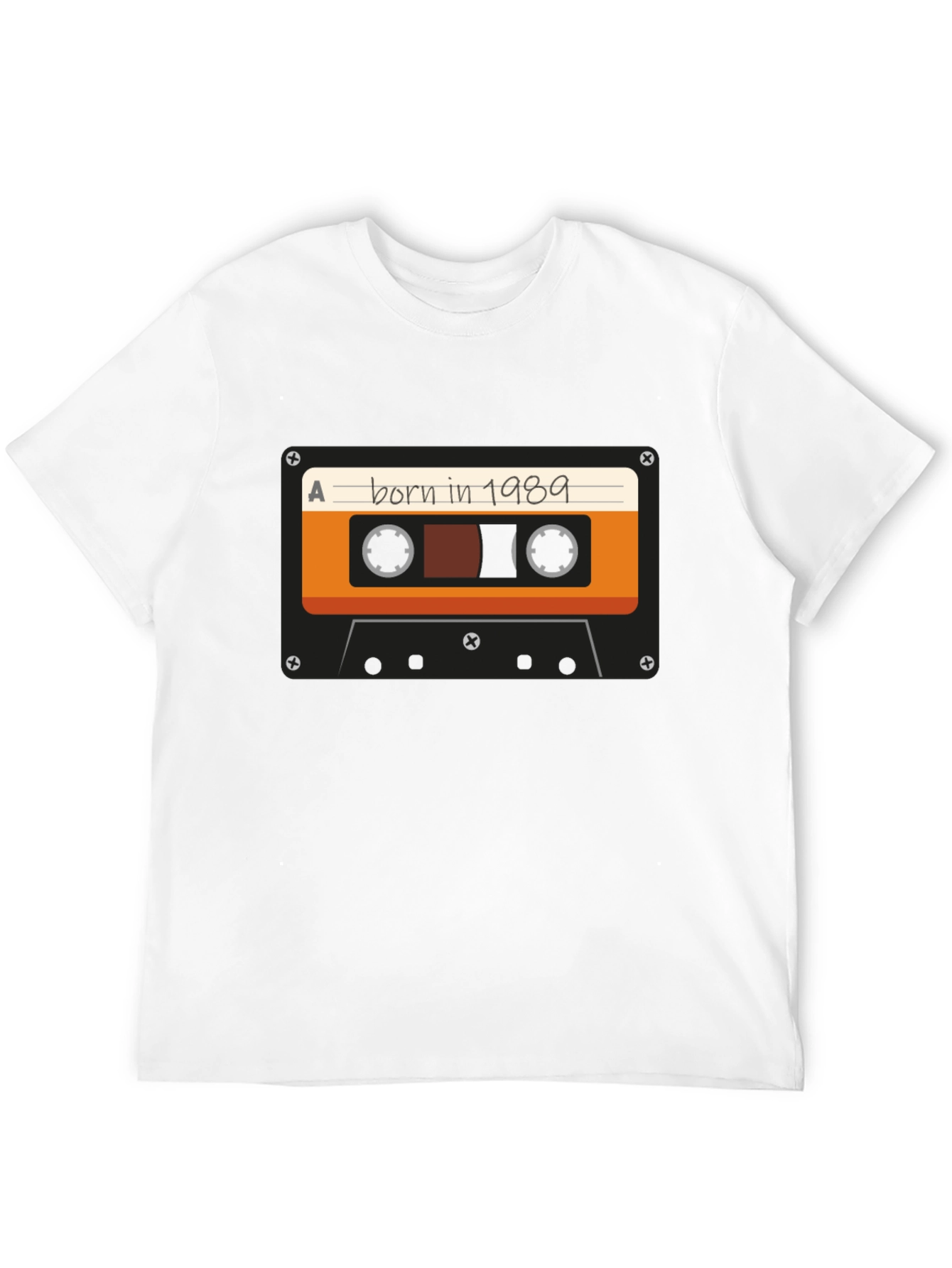 Born in 1989 Cassette Tape Graphic T-Shirt