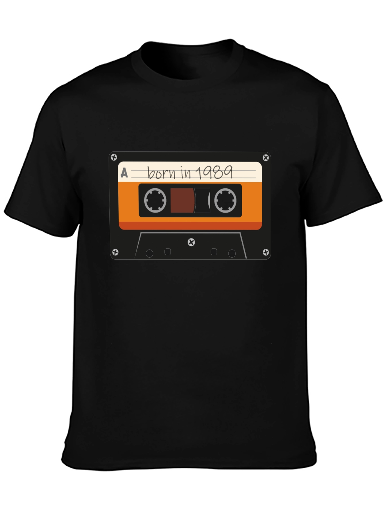 Born in 1989 Cassette Tape Graphic T-Shirt