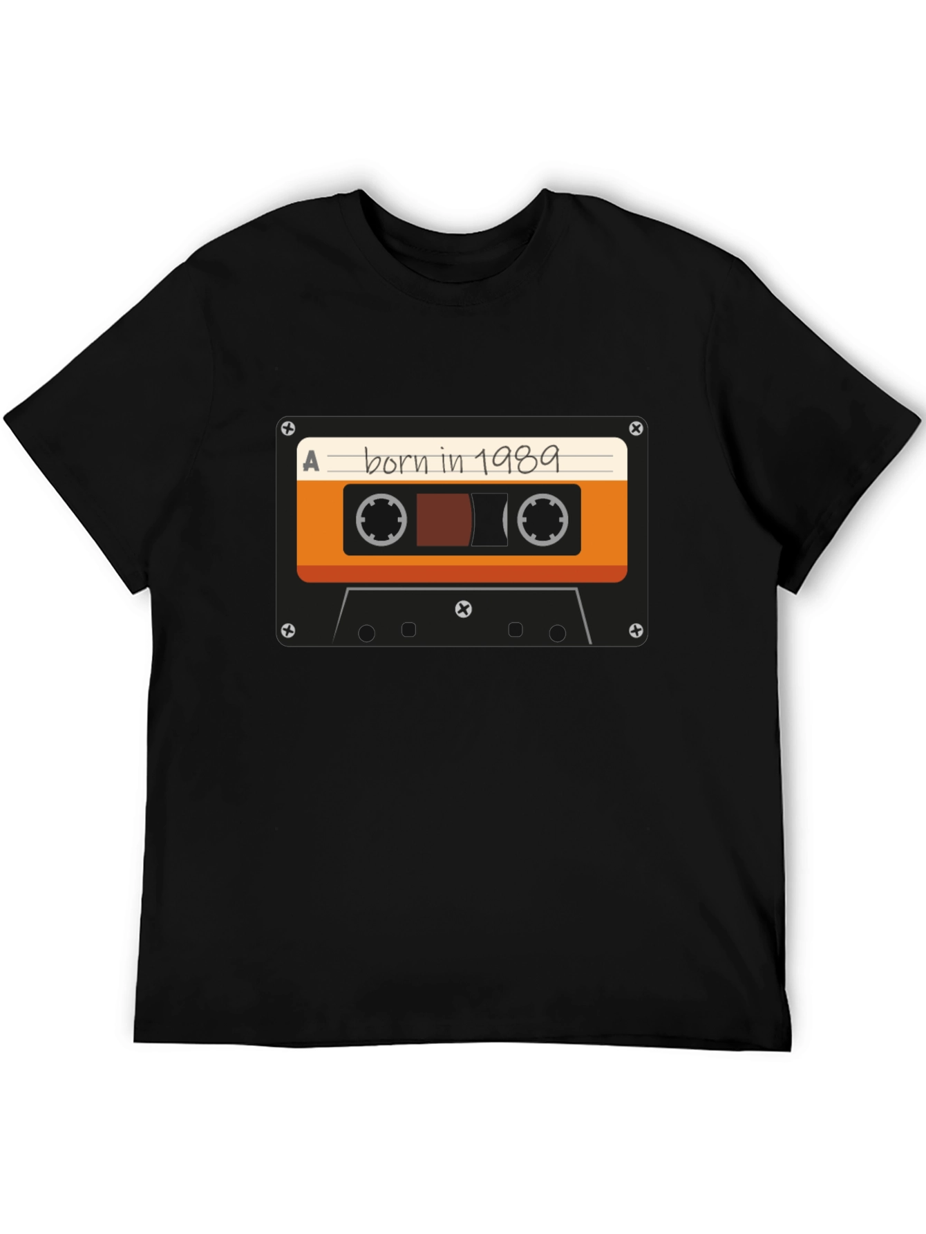 Born in 1989 Cassette Tape Graphic T-Shirt