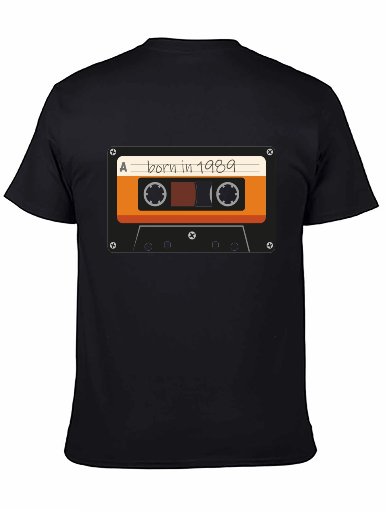 Born in 1989 Cassette Tape Graphic T-Shirt