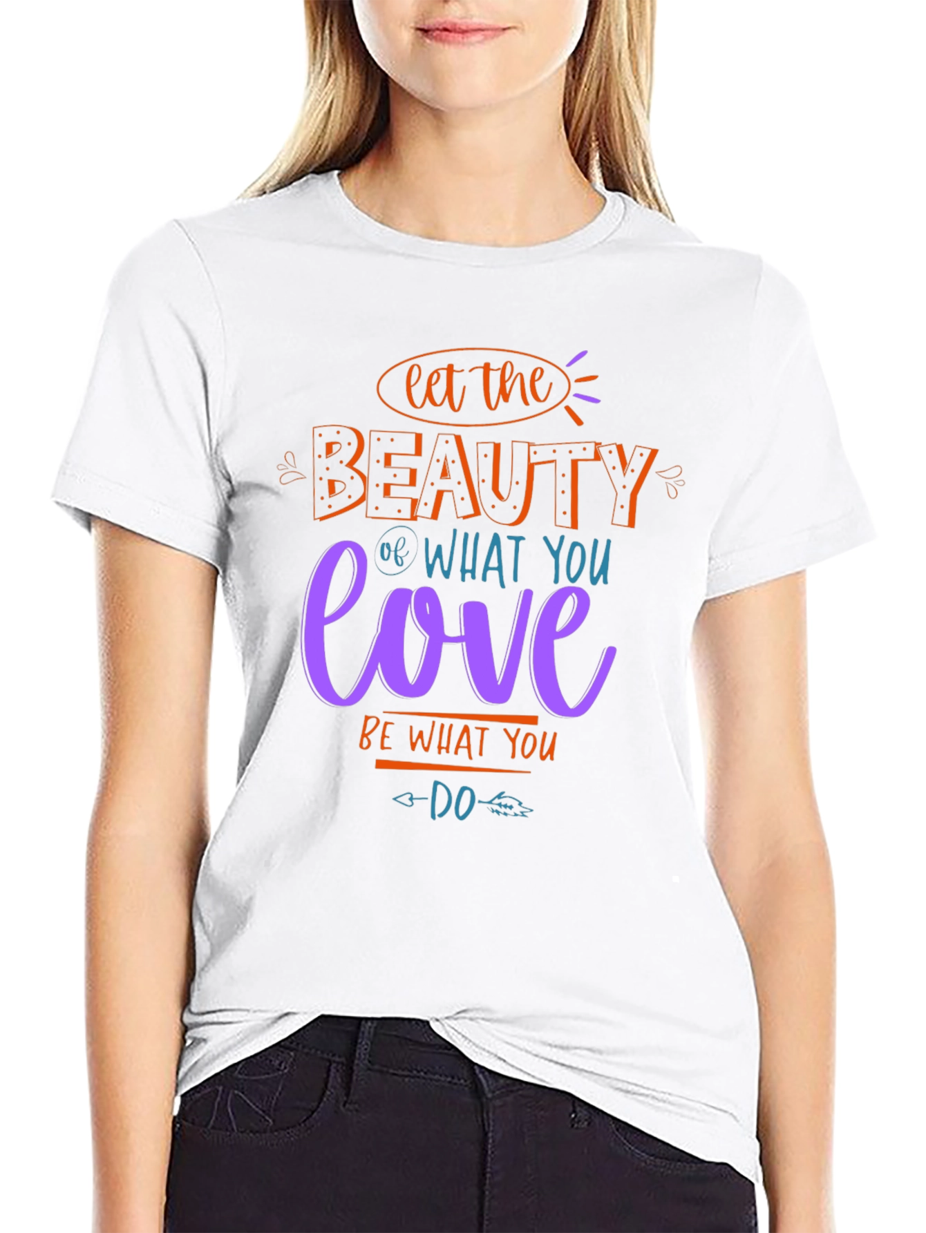 Beauty Love Graphic T-Shirt - Inspirational Tee