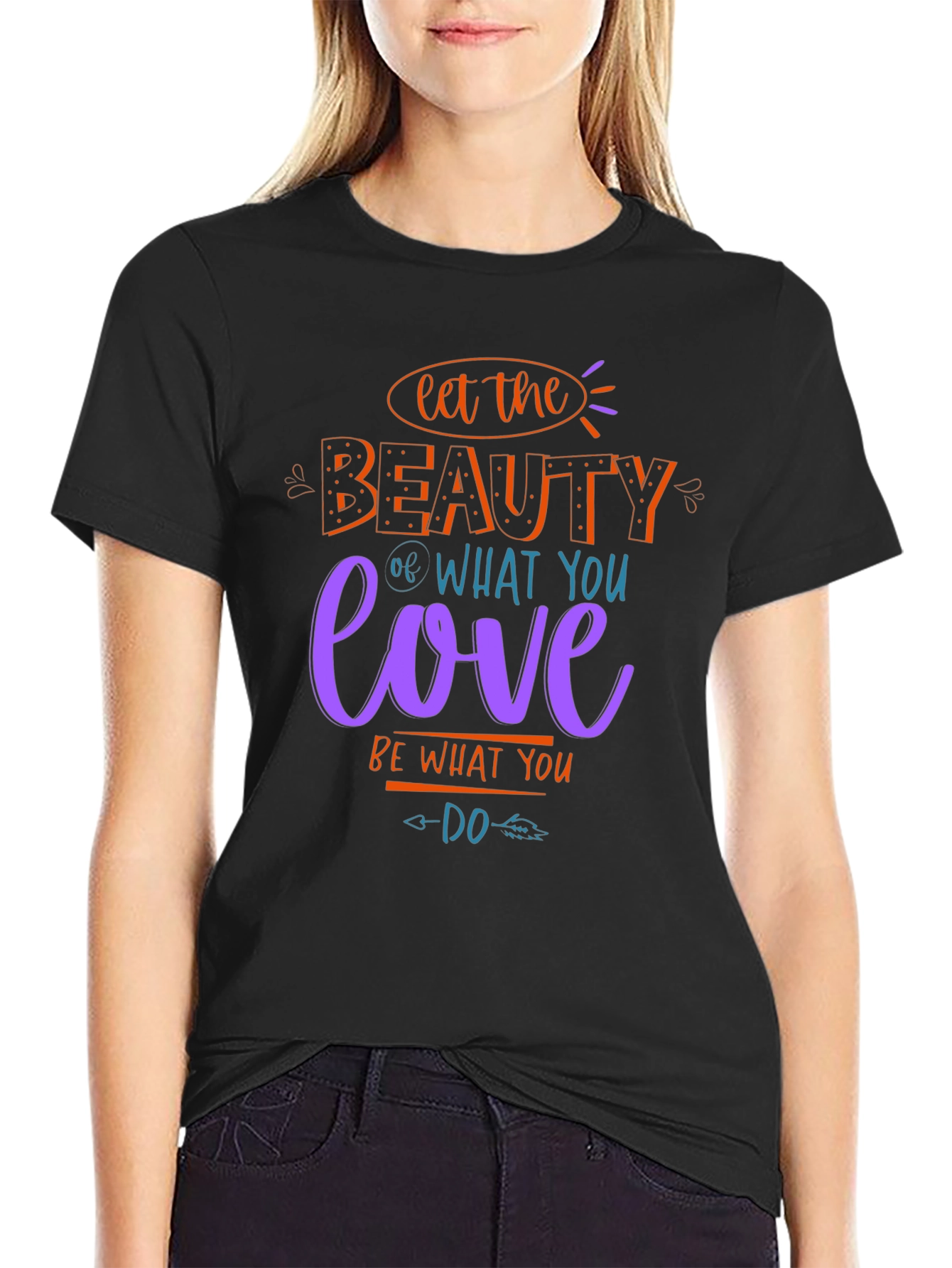 Beauty Love Graphic T-Shirt - Inspirational Tee
