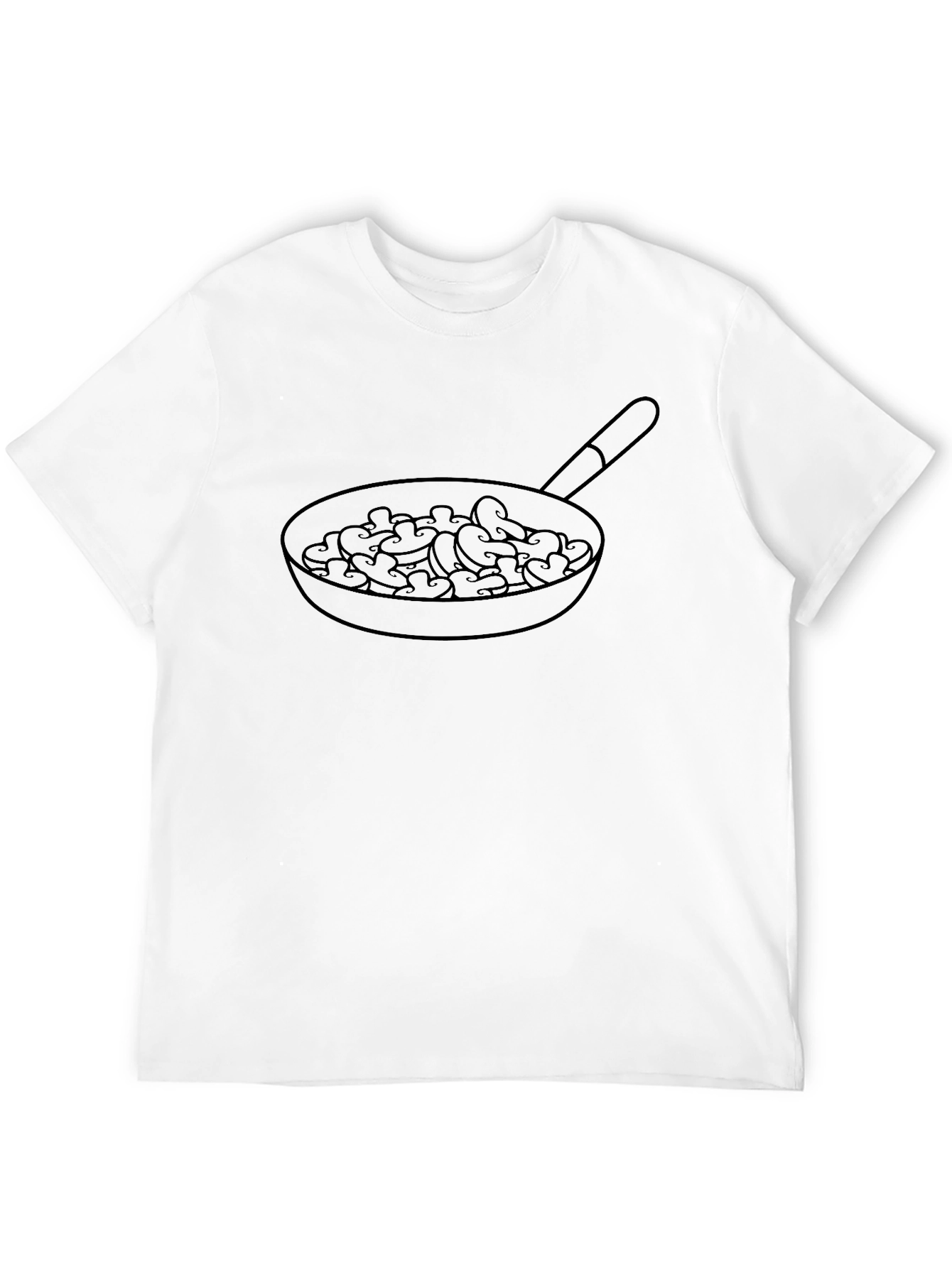 Mushroom Pan Black T-Shirt