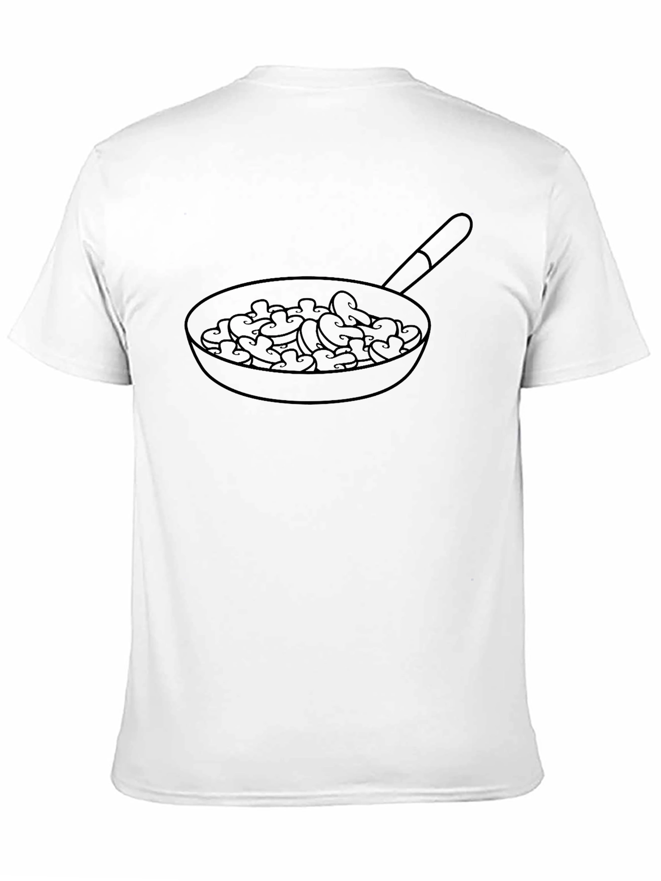 Mushroom Pan Black T-Shirt