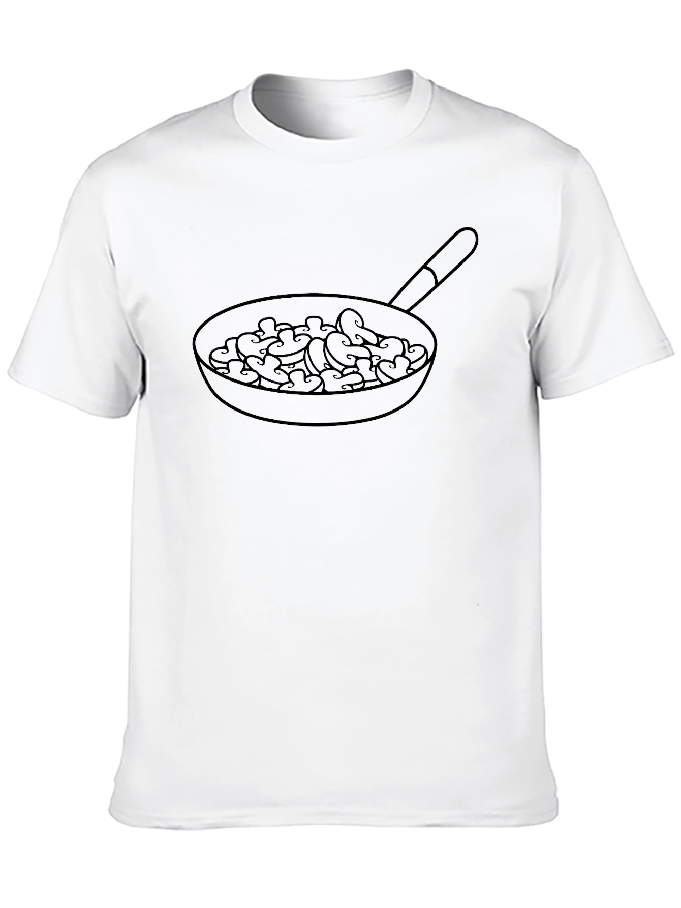 Mushroom Pan Black T-Shirt