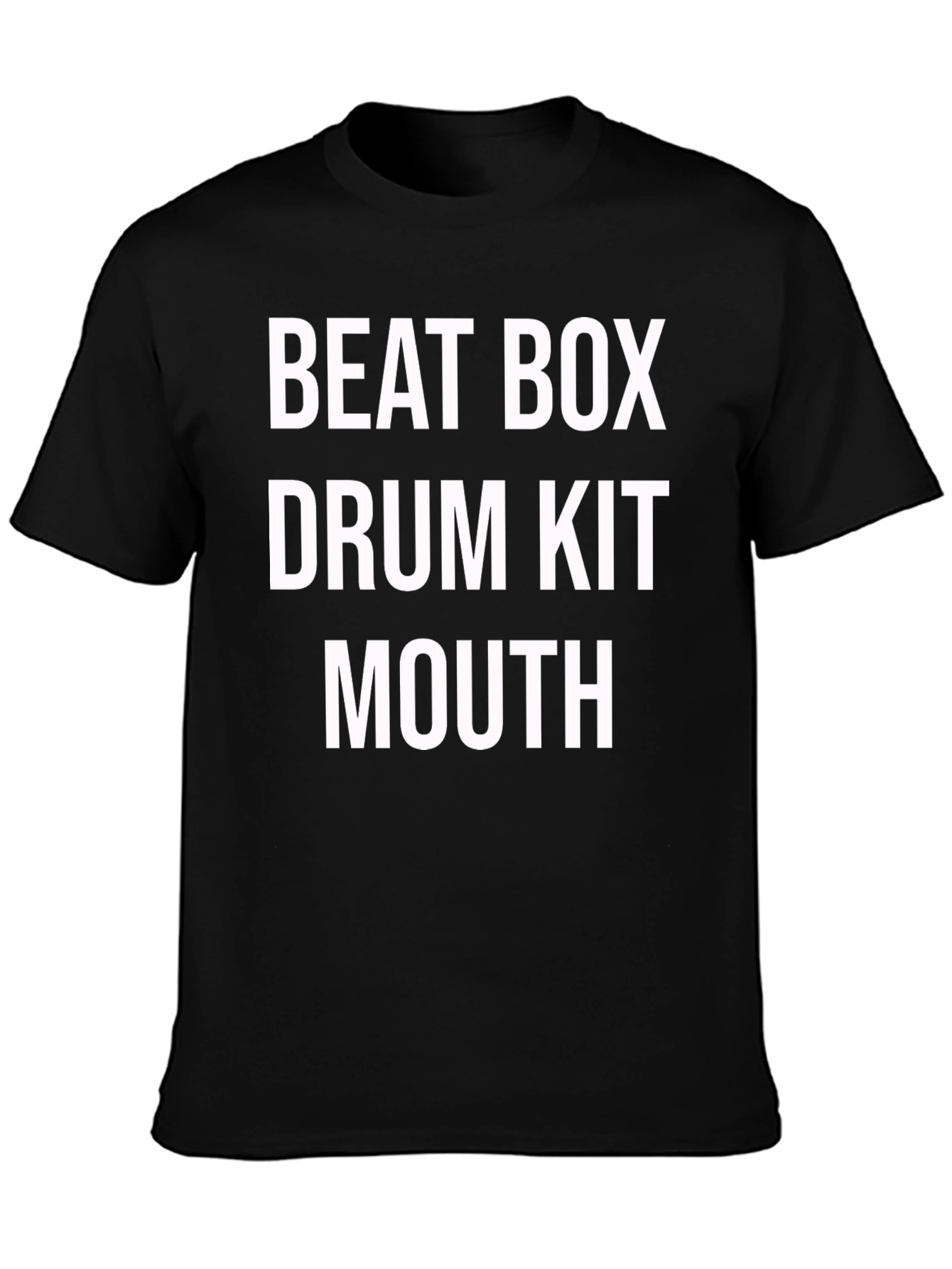 Beat Box Drum Kit Mouth Graphic T-Shirt