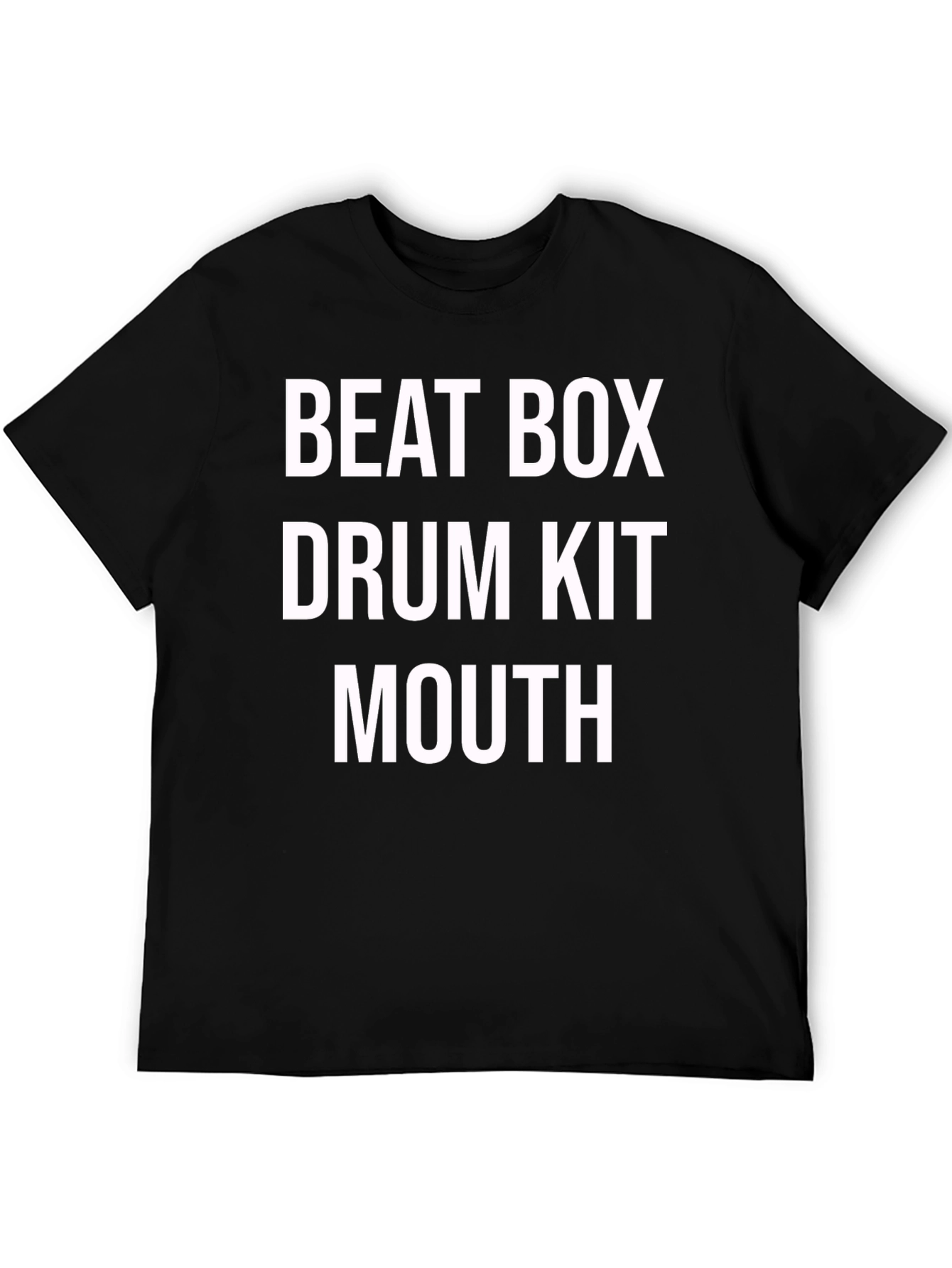 Beat Box Drum Kit Mouth Graphic T-Shirt
