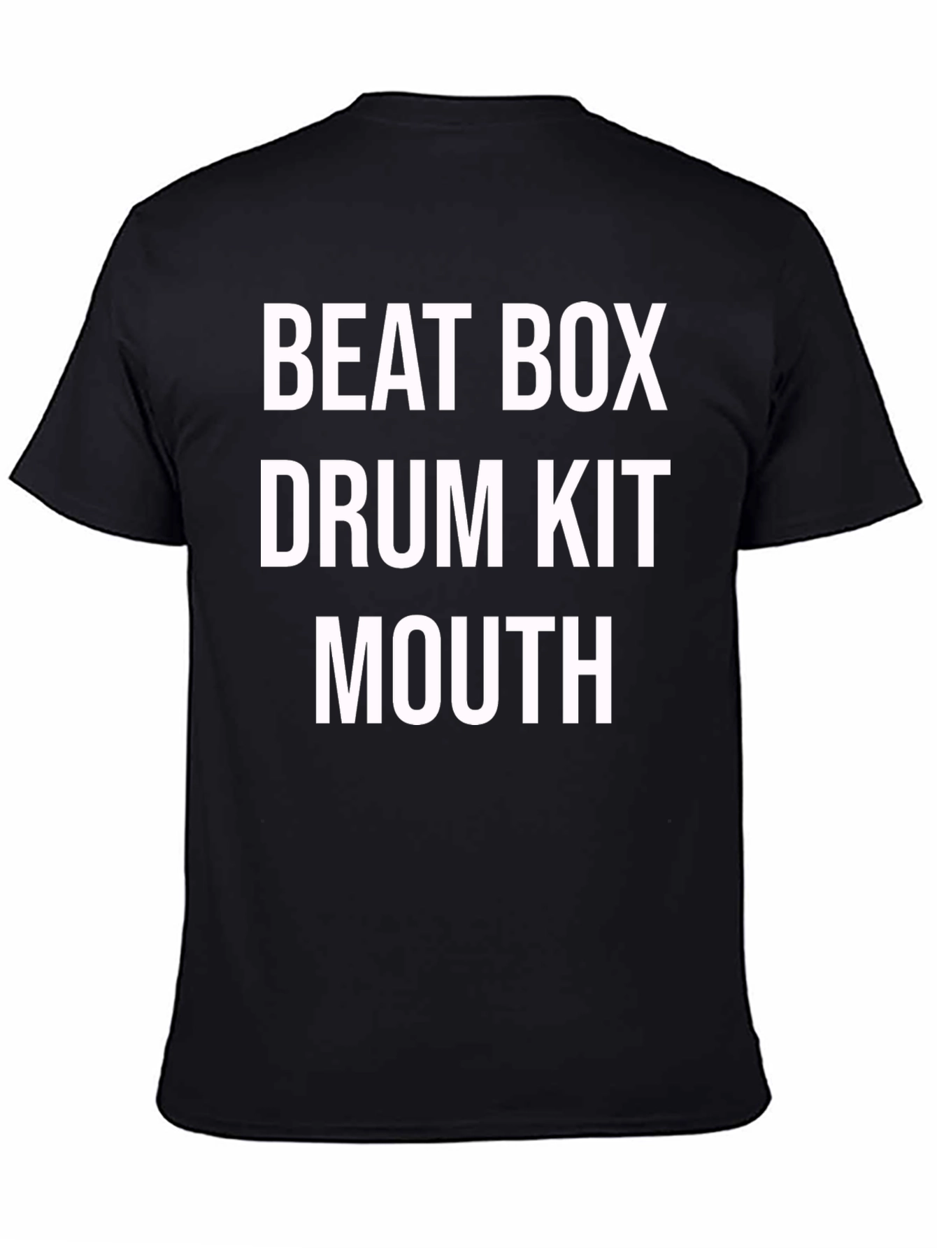 Beat Box Drum Kit Mouth Graphic T-Shirt