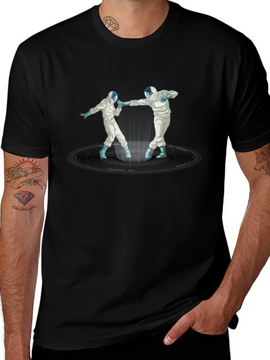 Astronaut Dance Black T-Shirt