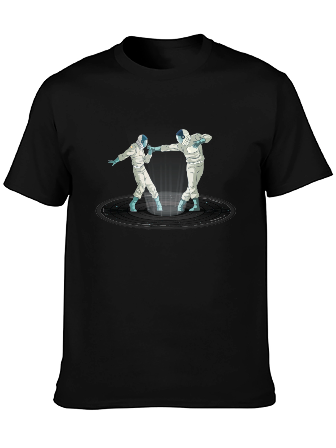 Astronaut Dance Black T-Shirt