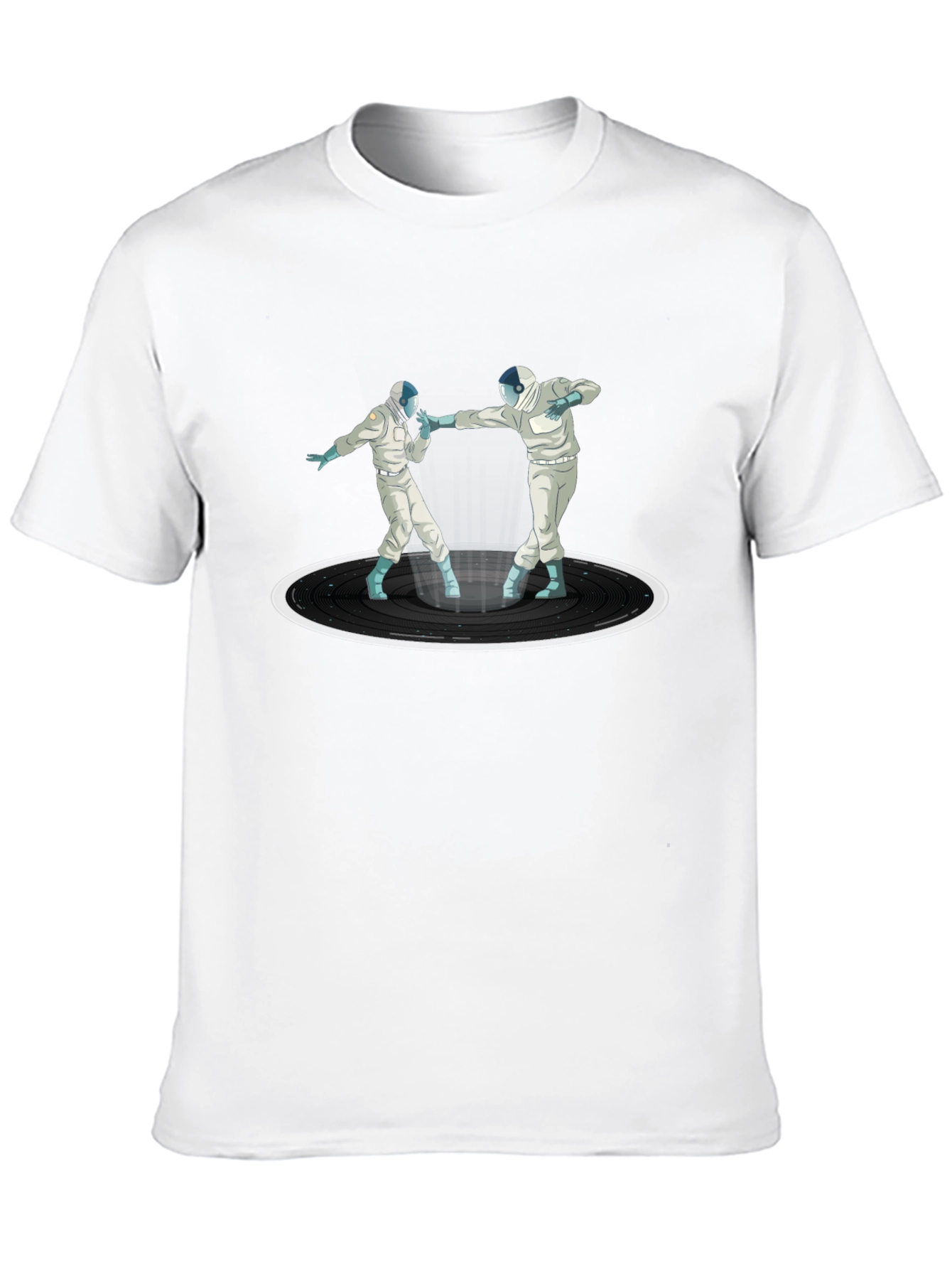 Astronaut Dance Black T-Shirt