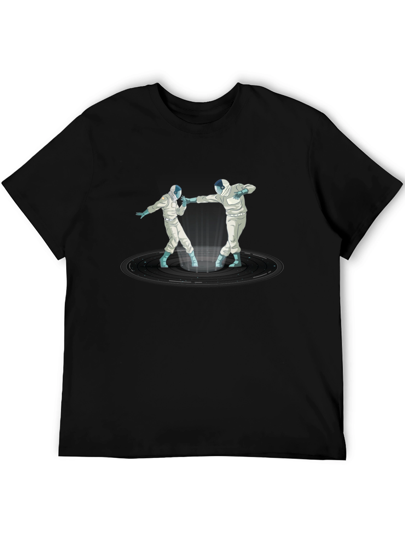 Astronaut Dance Black T-Shirt