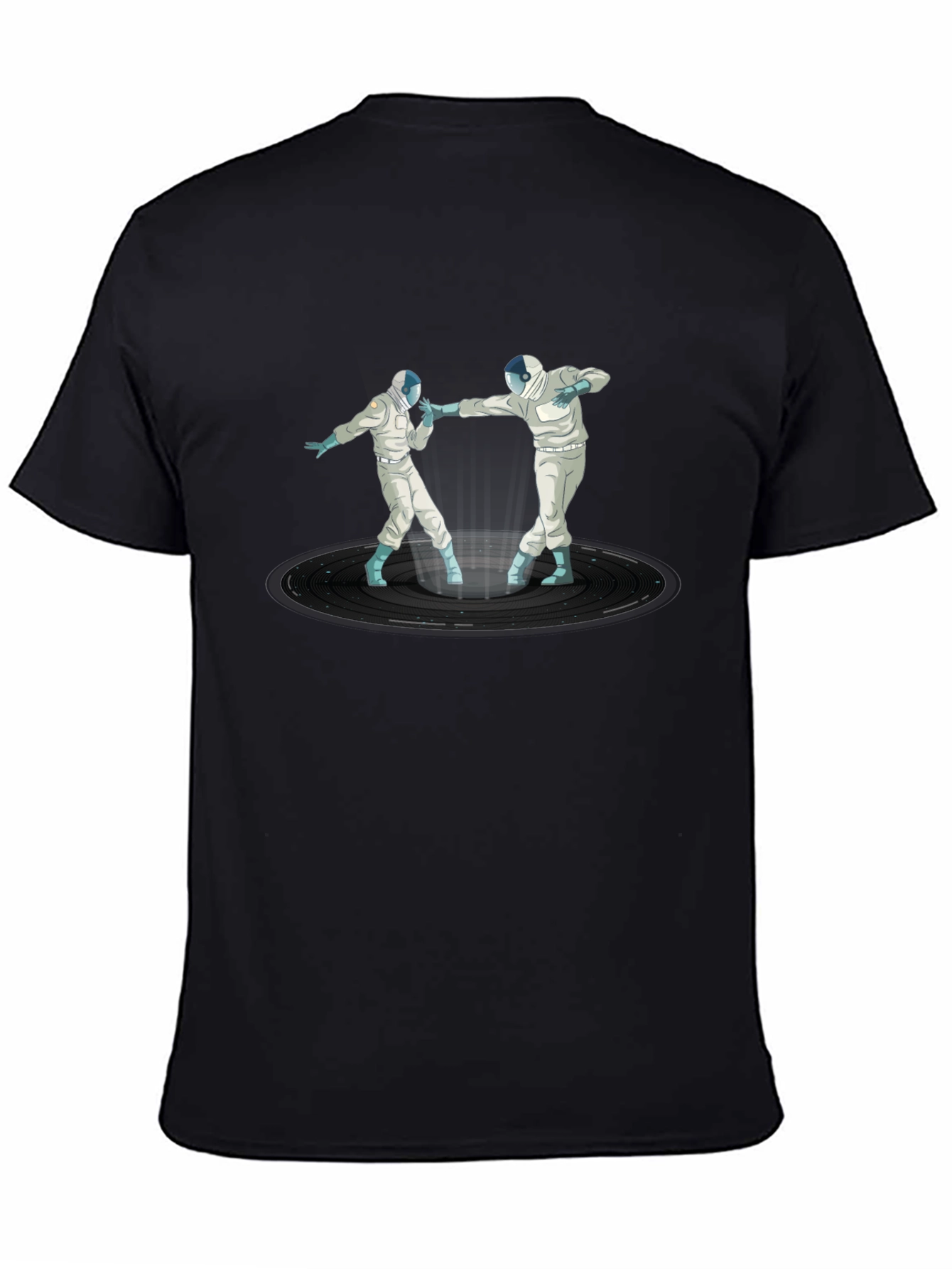 Astronaut Dance Black T-Shirt