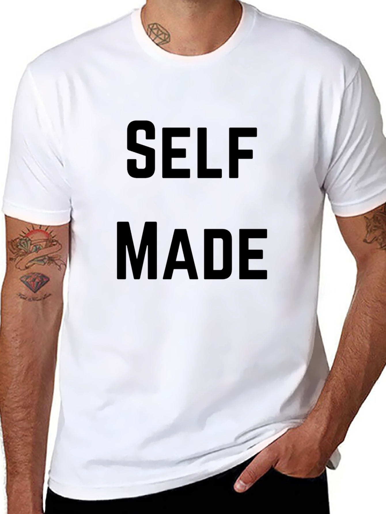 Self Made Black T-Shirt