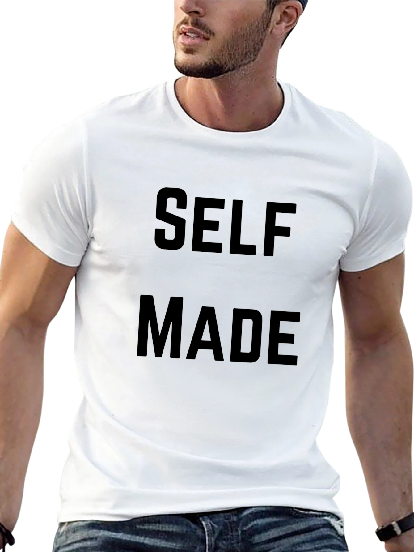 Self Made Black T-Shirt