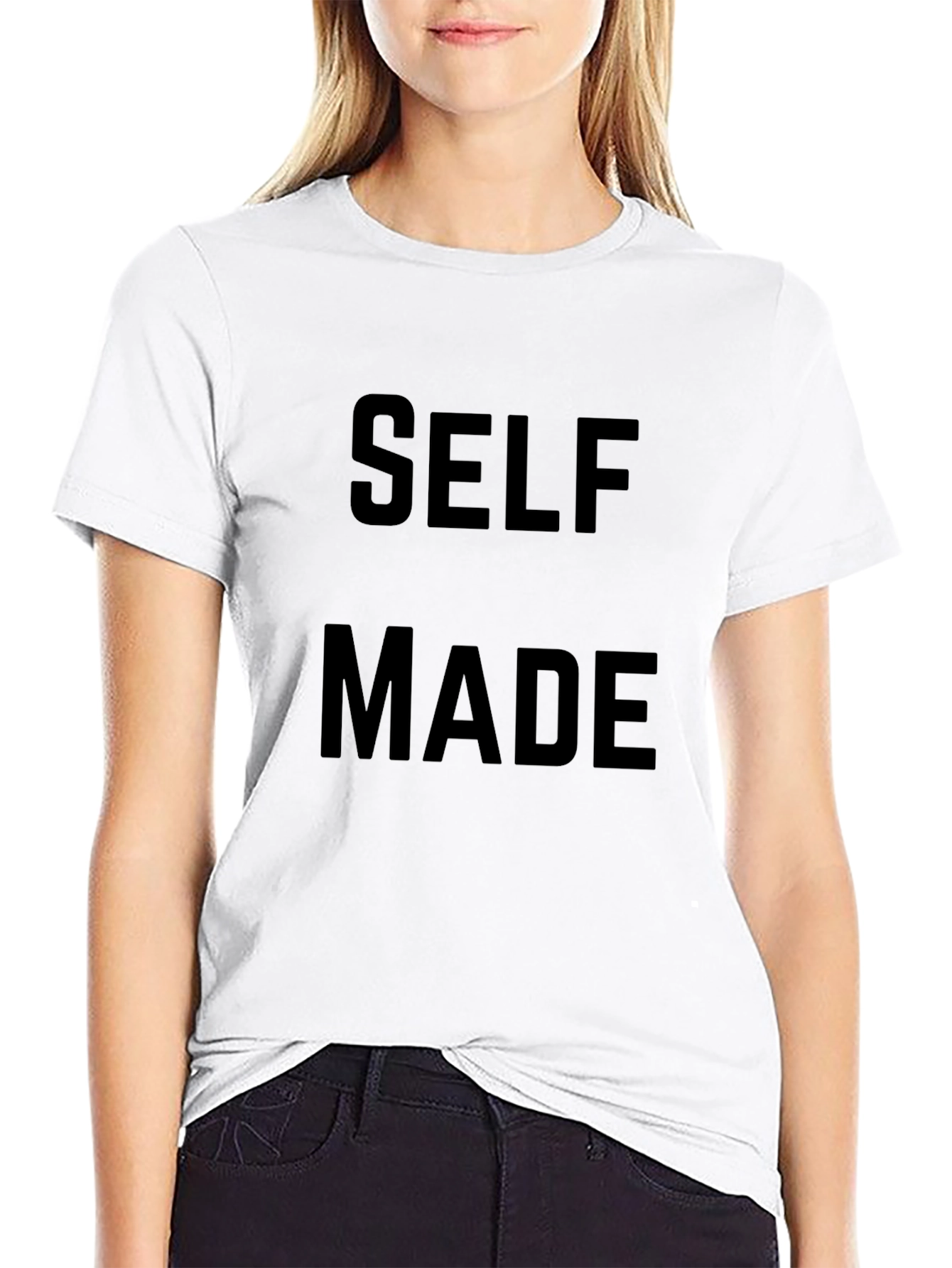 Self Made Black T-Shirt