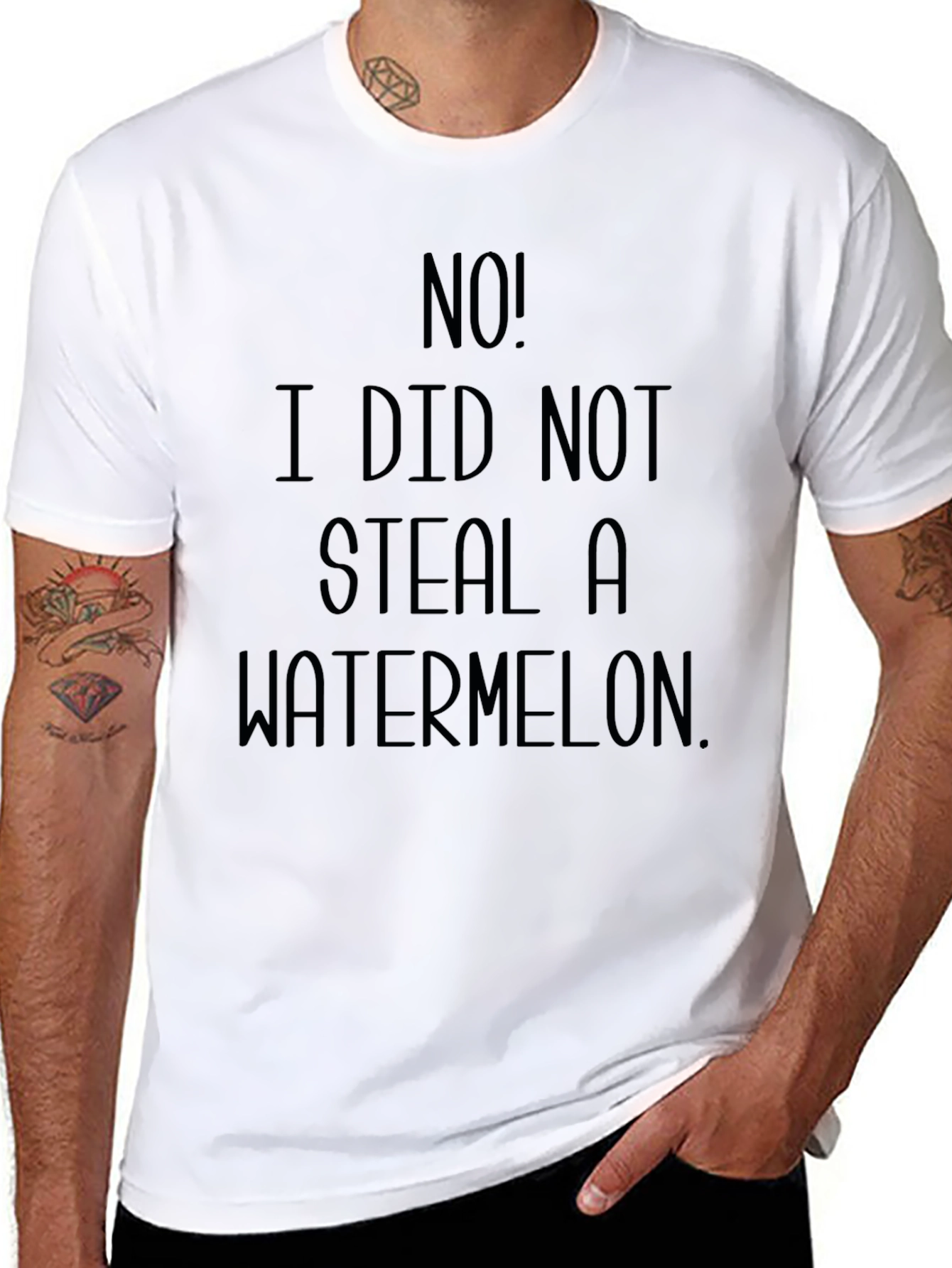 Funny No! I Did Not Steal A Watermelon T-Shirt