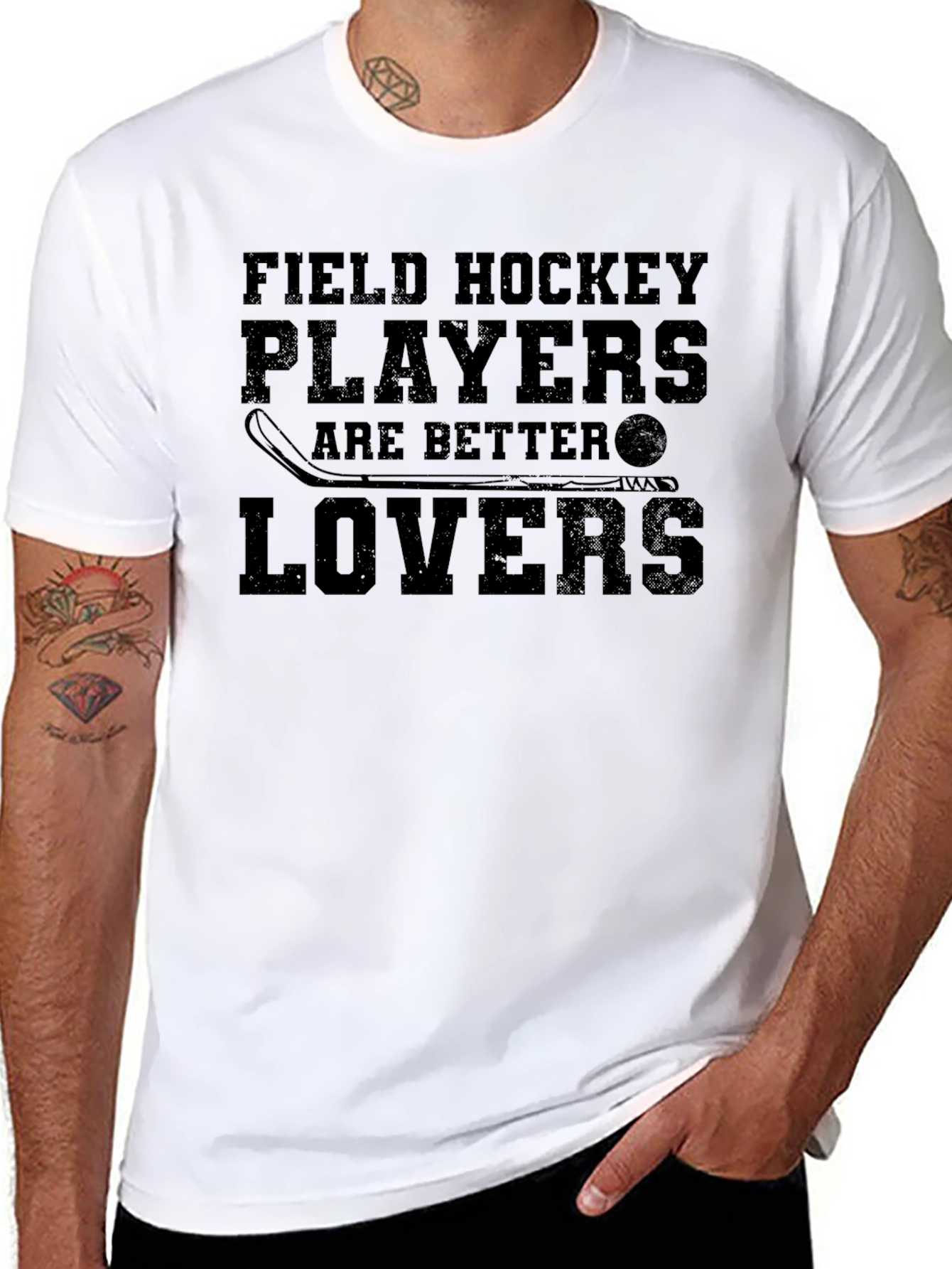 Field Hockey Players Better Lovers Black T-Shirt