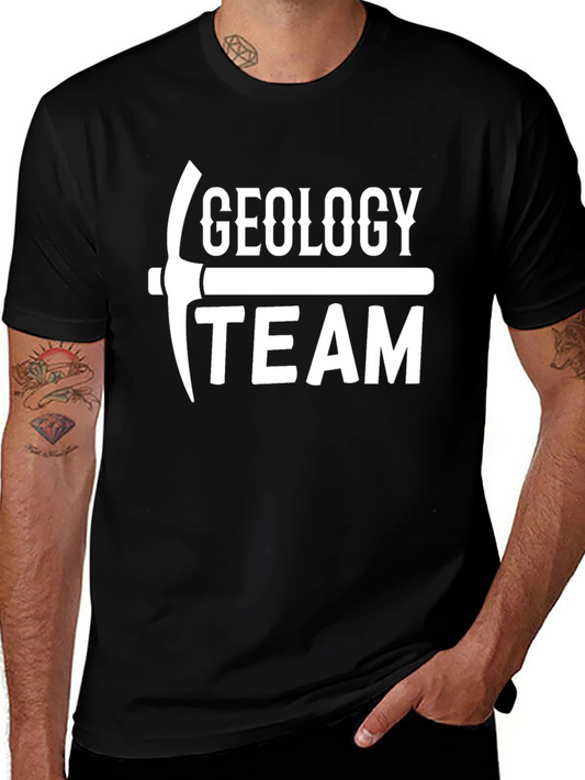Geology Team Pickaxe Graphic T-Shirt