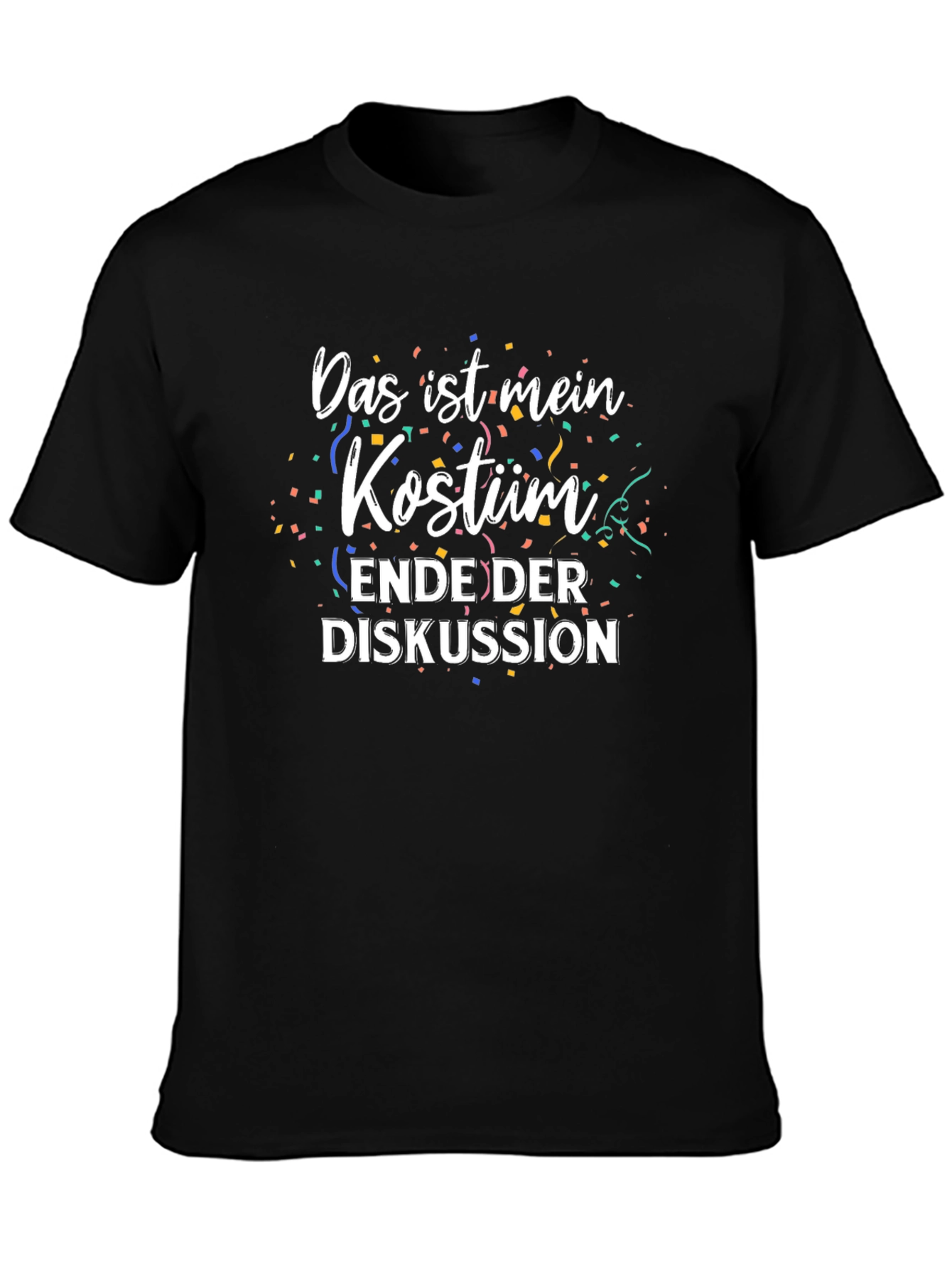 Das Ist Mein Kostum Black T-Shirt