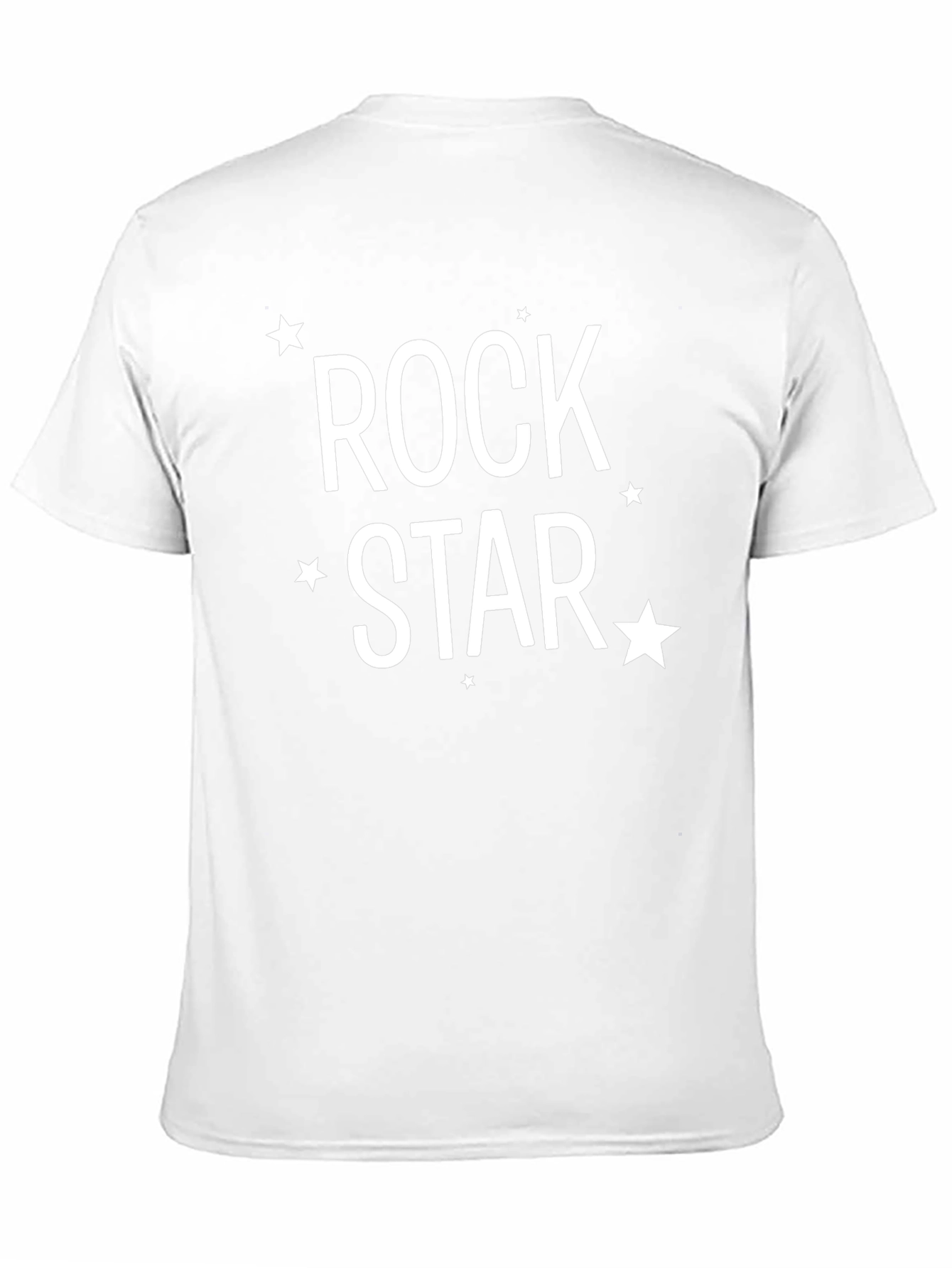 Rock Star Graphic Tee - Trendy Crew Neck T-Shirt