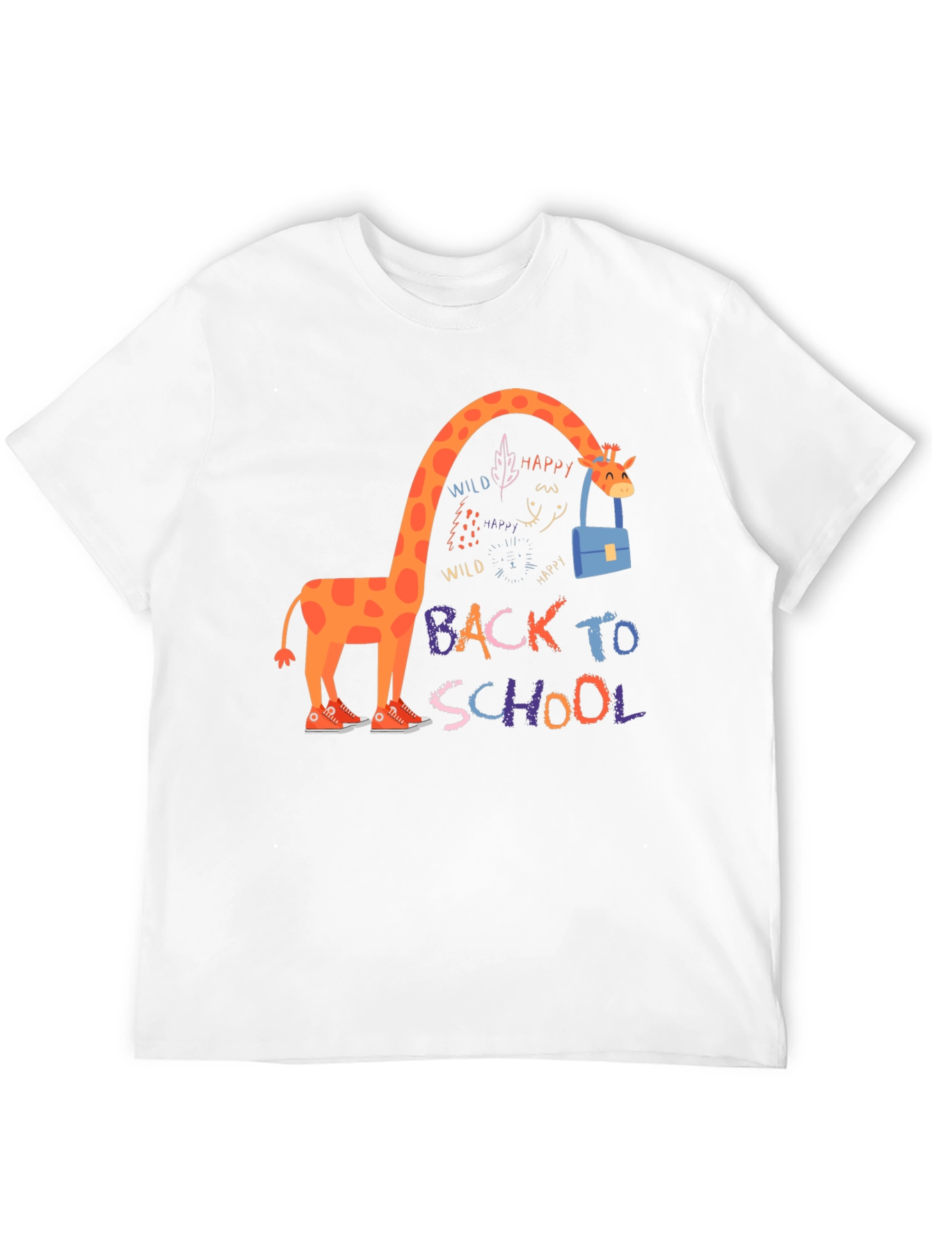 Giraffe Back to School T-Shirt