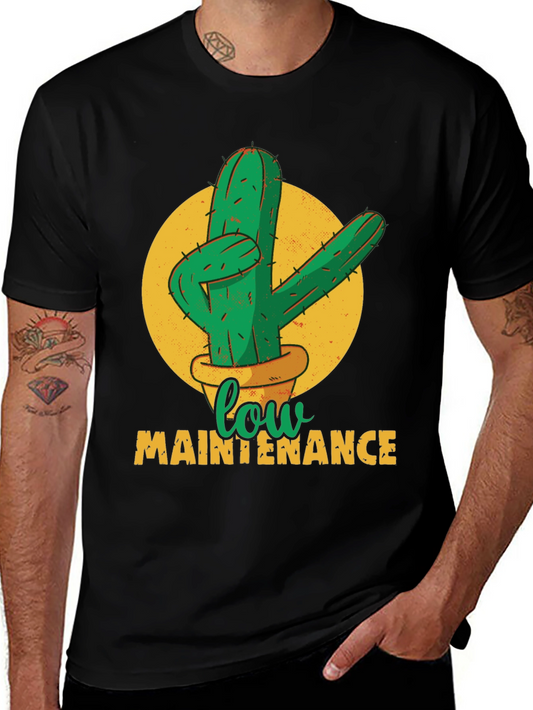 Low Maintenance Cactus Graphic Tee - Unisex