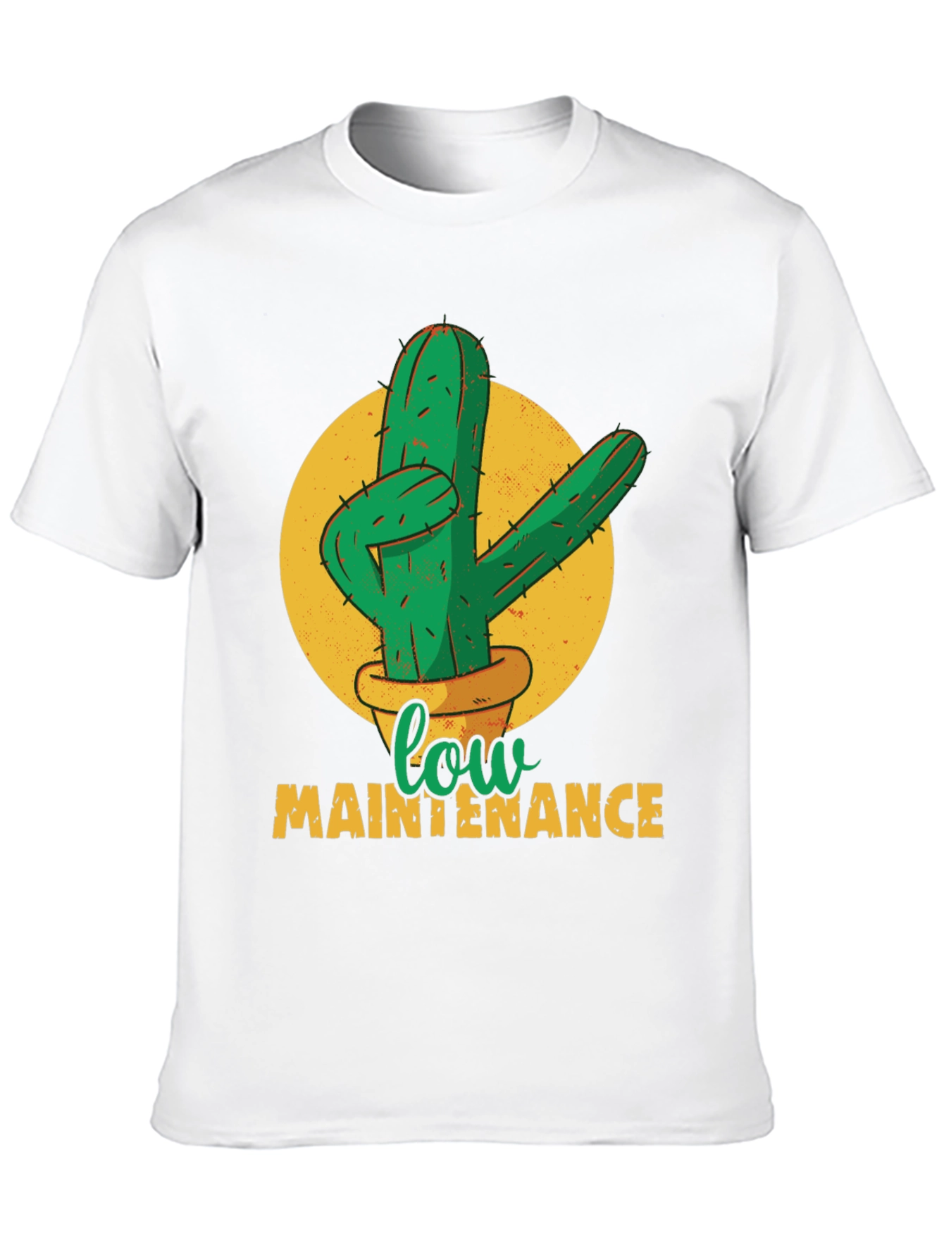 Low Maintenance Cactus Graphic Tee - Unisex