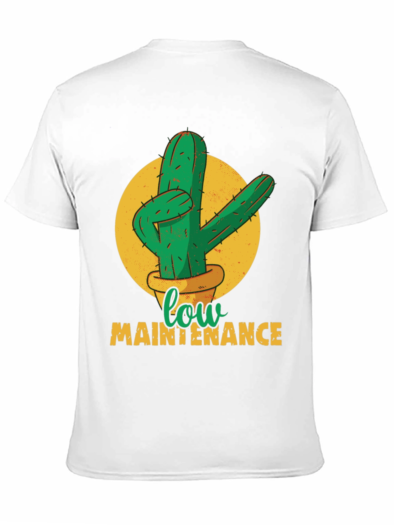 Low Maintenance Cactus Graphic Tee - Unisex