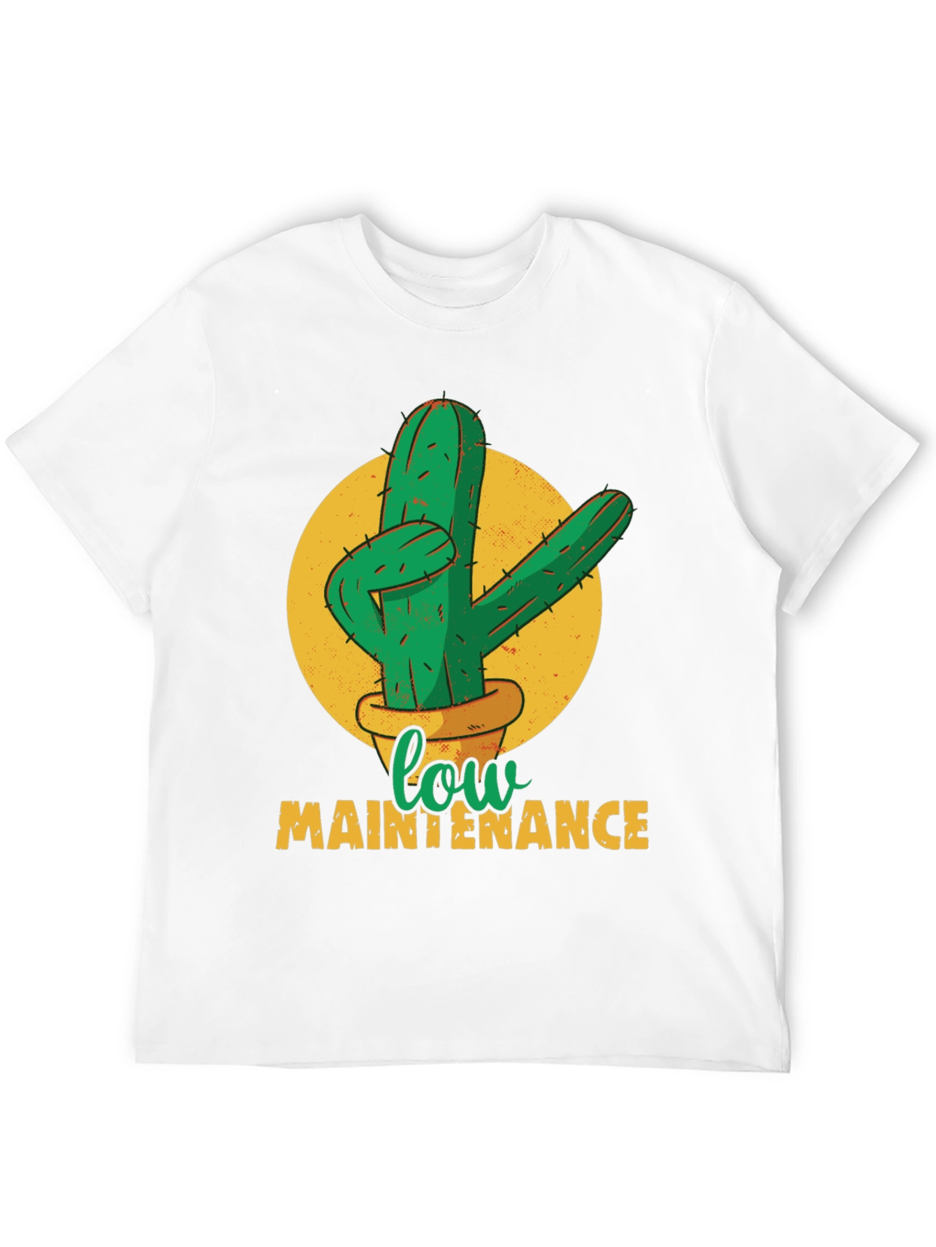 Low Maintenance Cactus Graphic Tee - Unisex