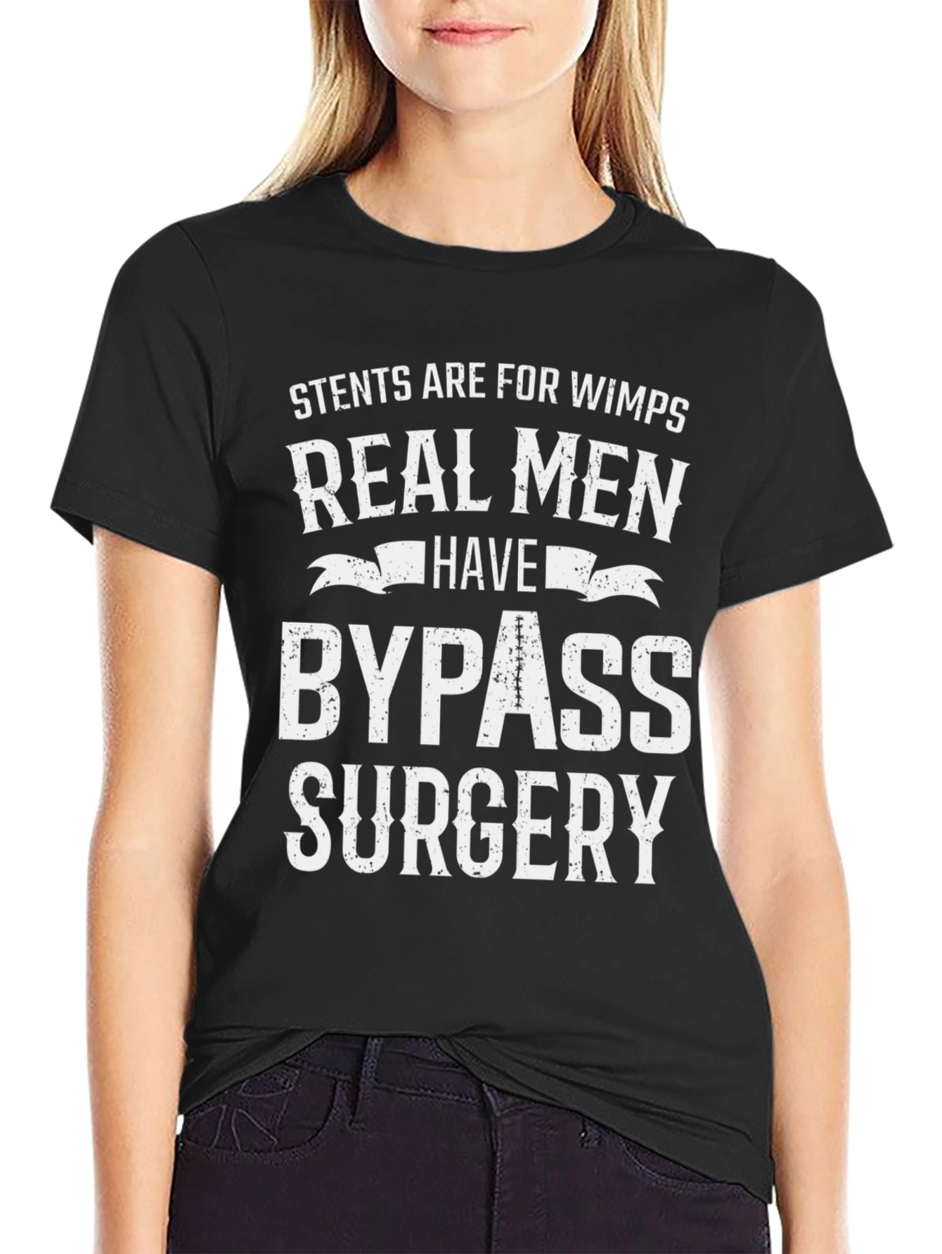 Funny Real Men Bypass Surgery T-Shirt