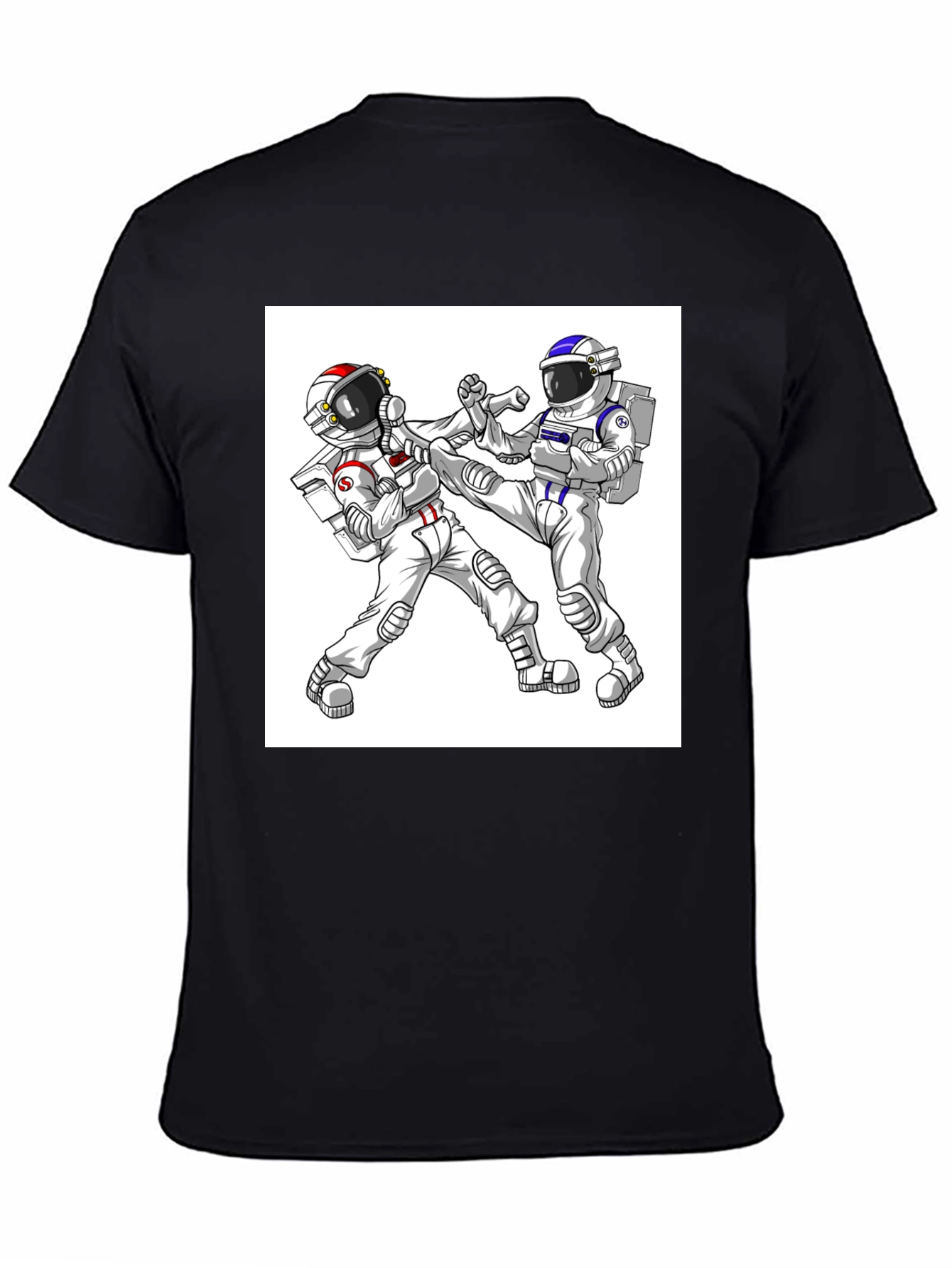 Astronaut Martial Arts Graphic T-Shirt
