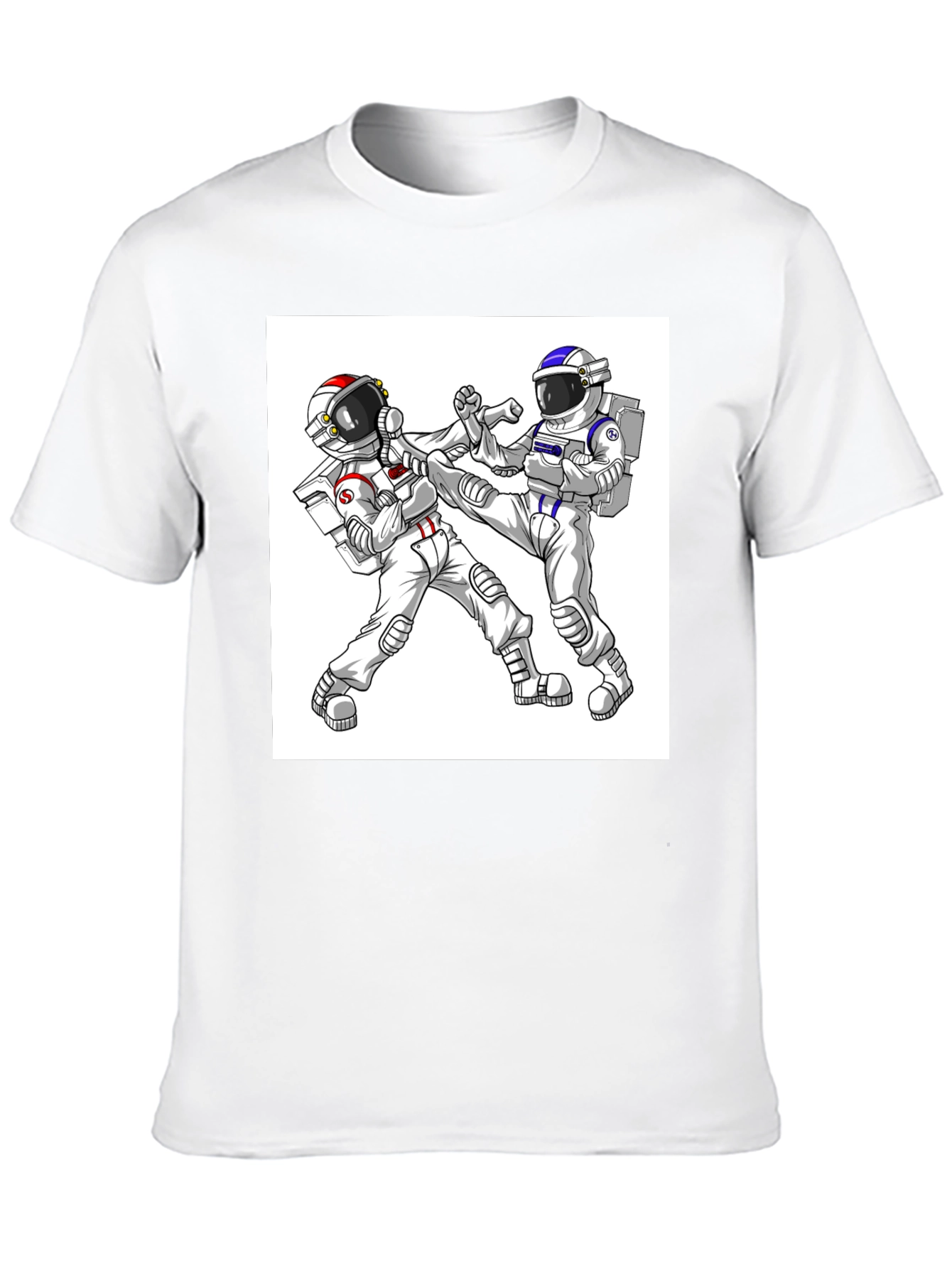Astronaut Martial Arts Graphic T-Shirt