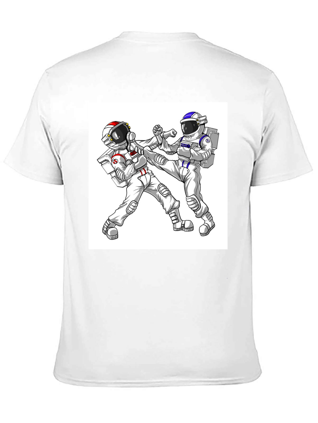 Astronaut Martial Arts Graphic T-Shirt