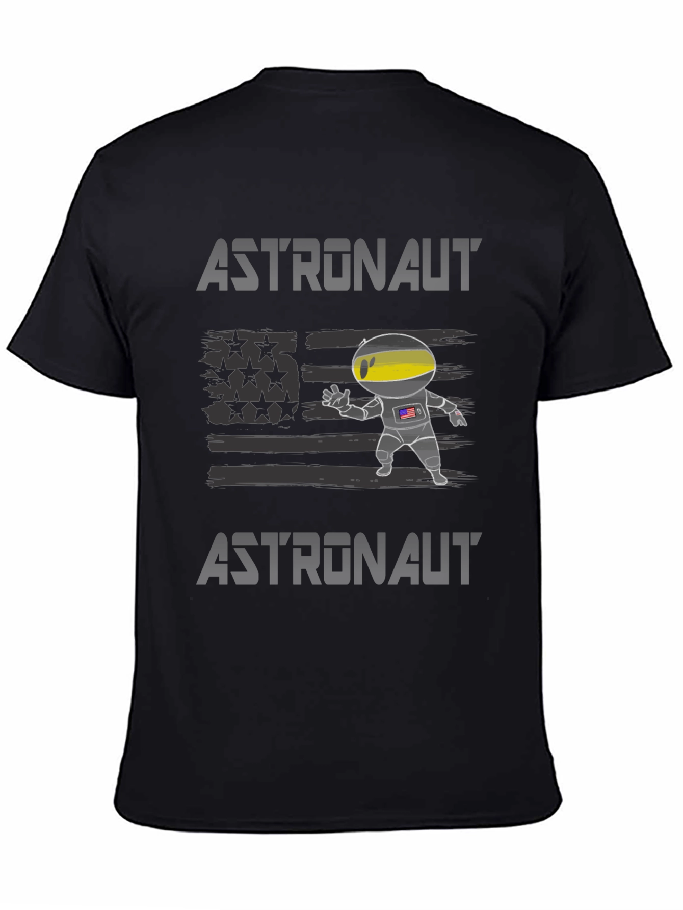 Astronaut American Flag Graphic Tee