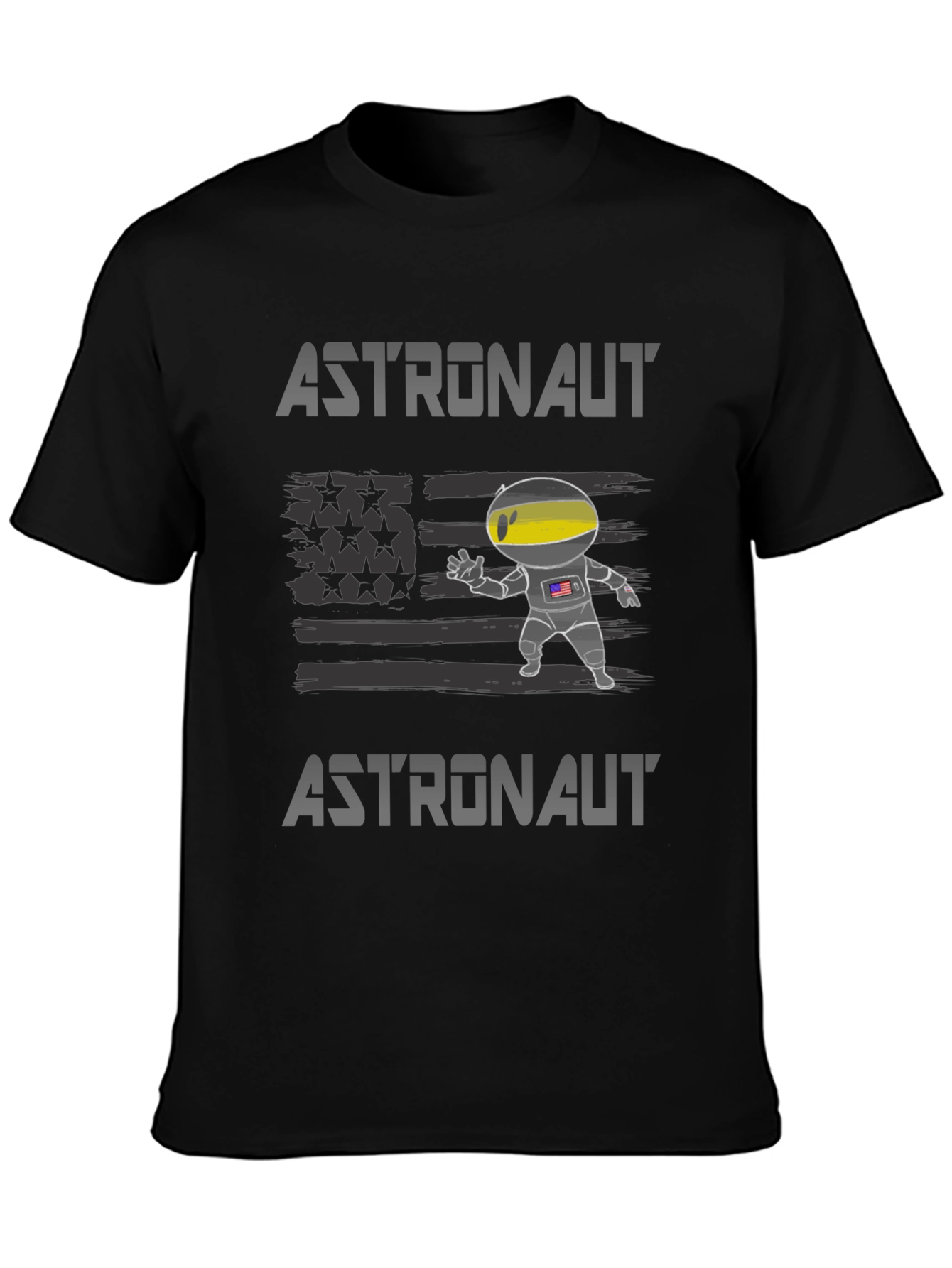 Astronaut American Flag Graphic Tee
