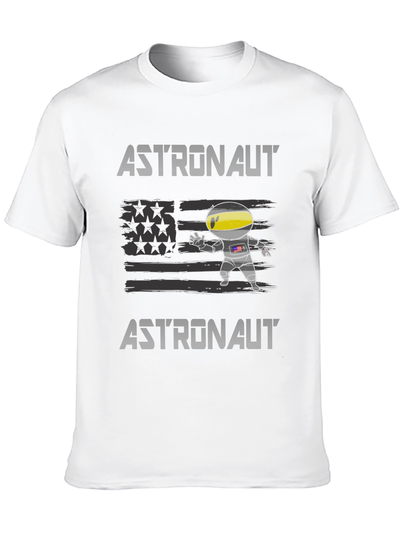 Astronaut American Flag Graphic Tee