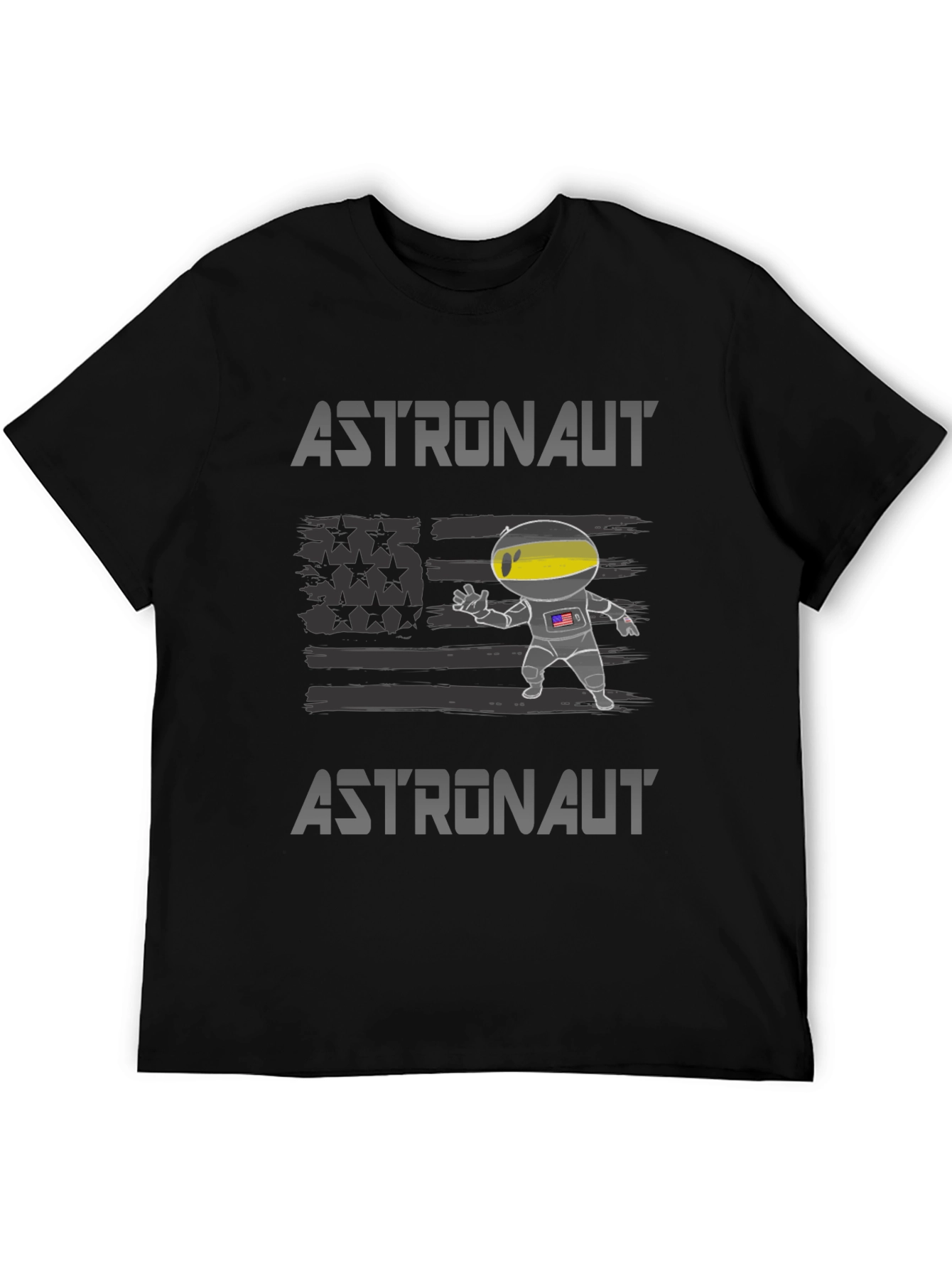 Astronaut American Flag Graphic Tee