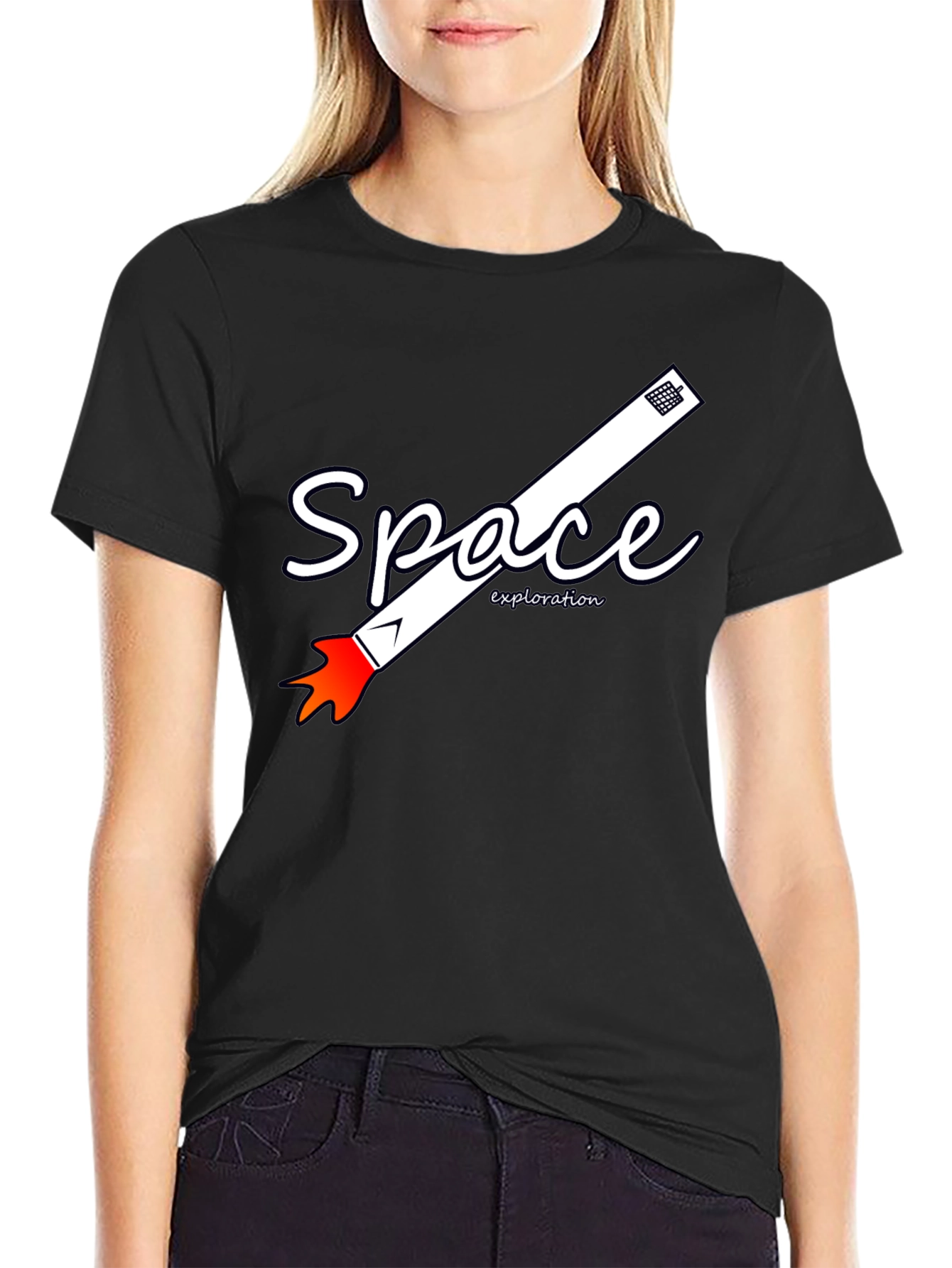 Space Exploration Graphic T-Shirt | Astronaut Rocket Tee