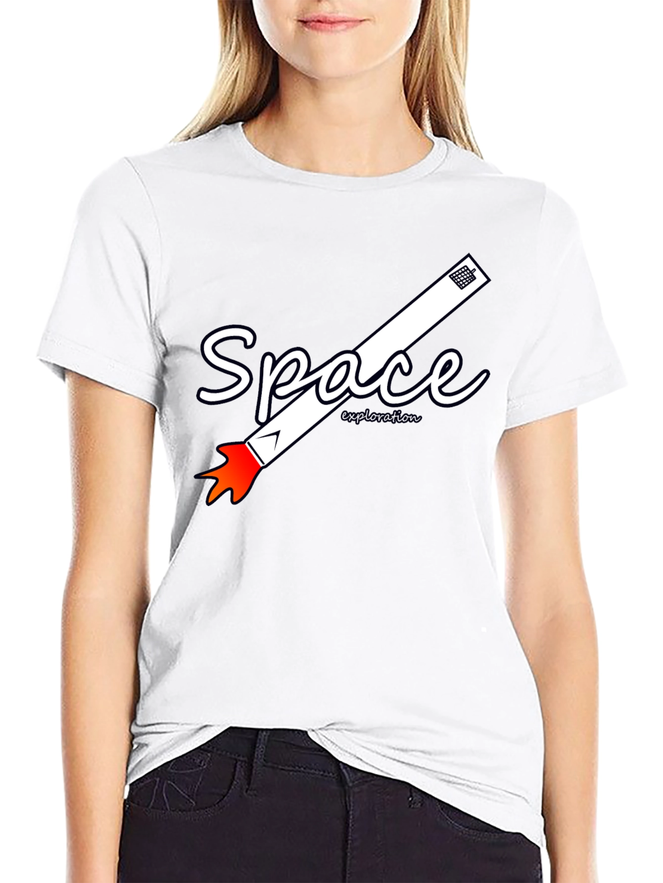 Space Exploration Graphic T-Shirt | Astronaut Rocket Tee
