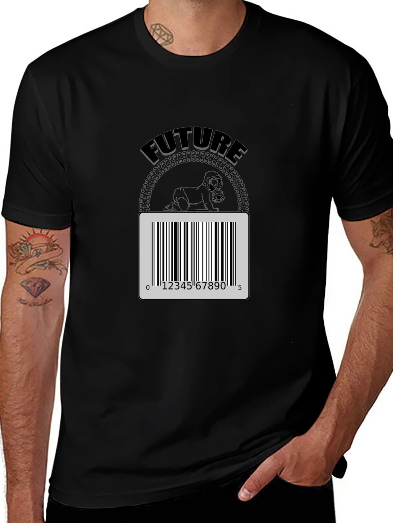 Future Barcode T-Shirt