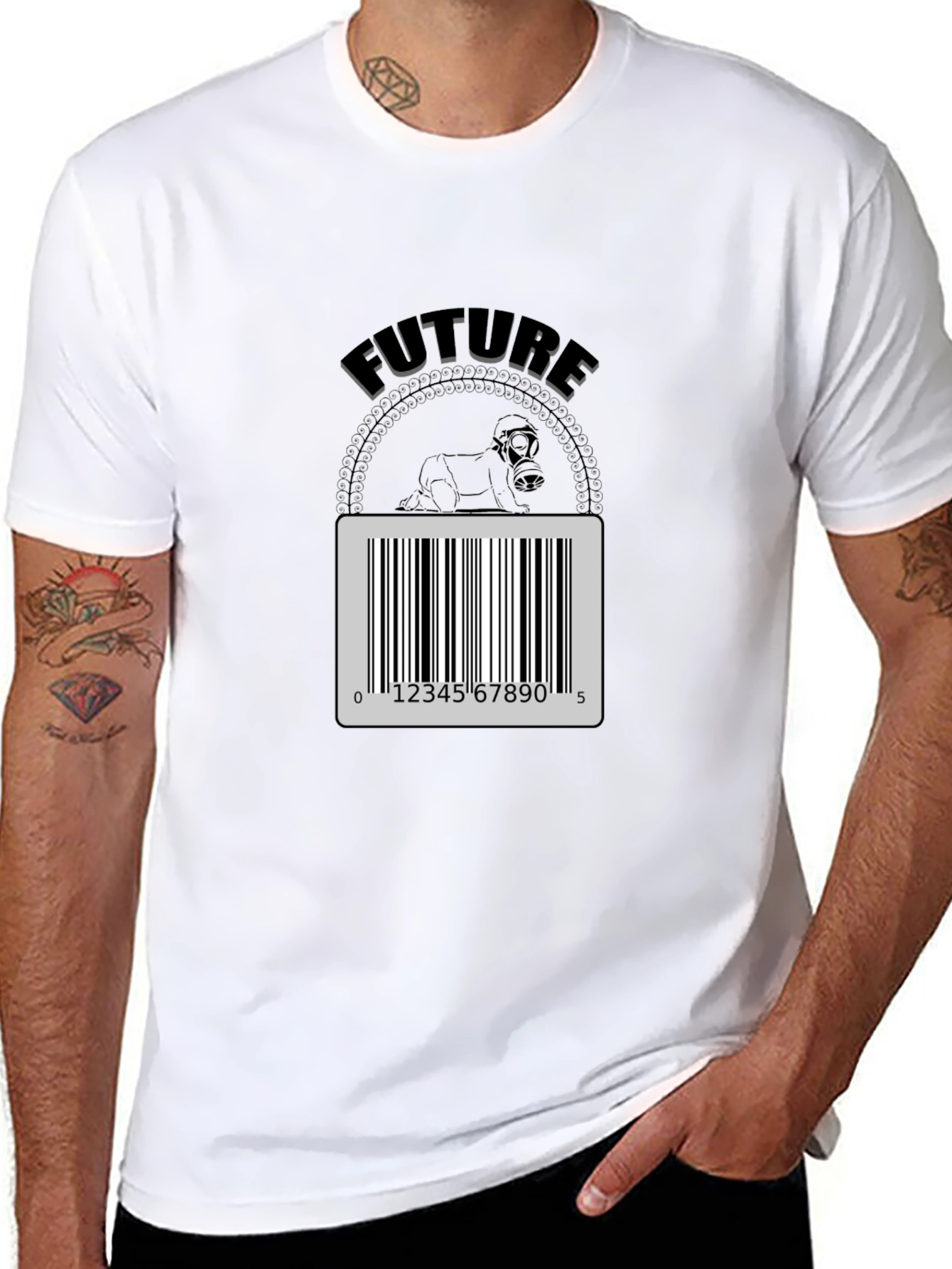 Future Barcode T-Shirt