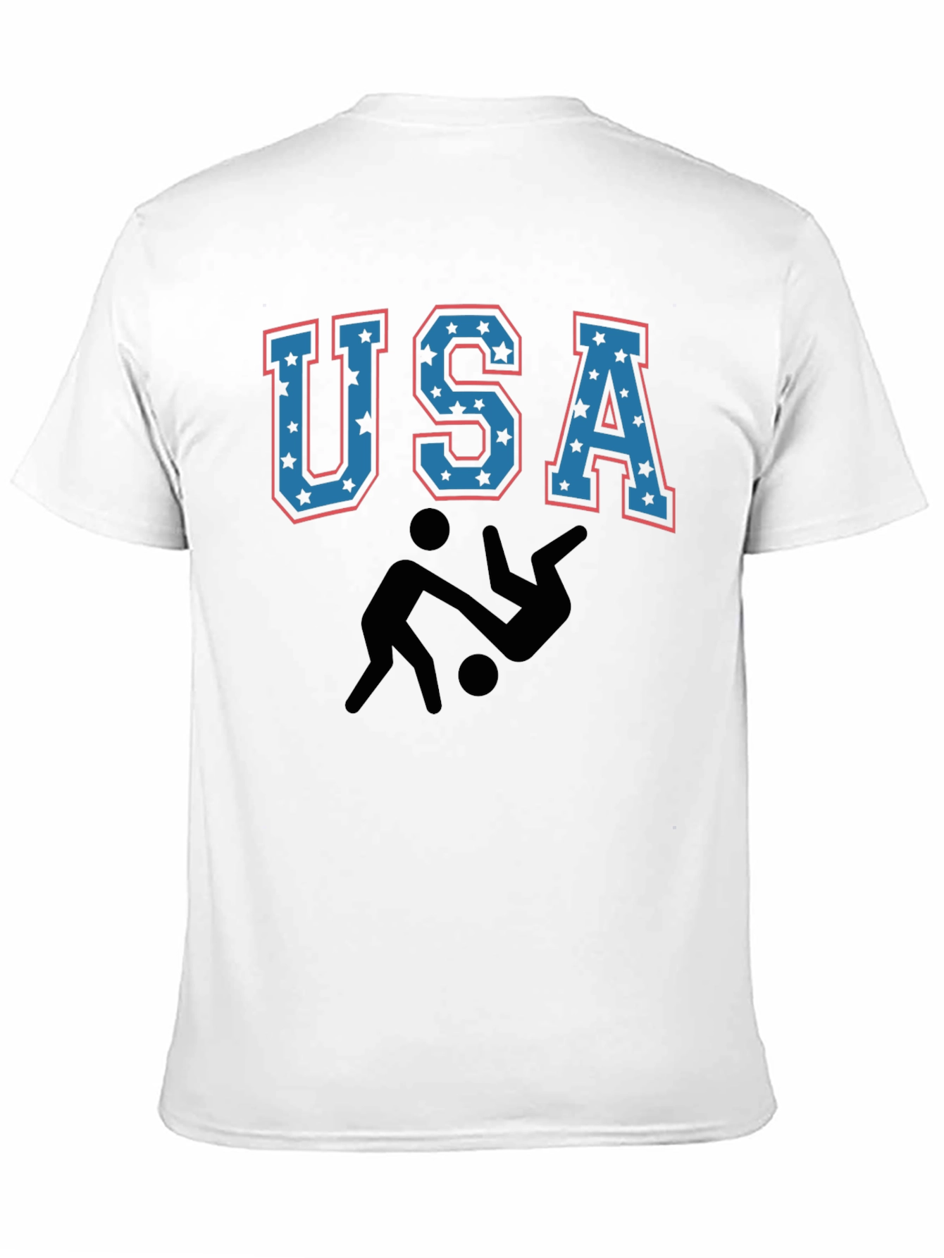 USA Wrestling Graphic Black T-Shirt