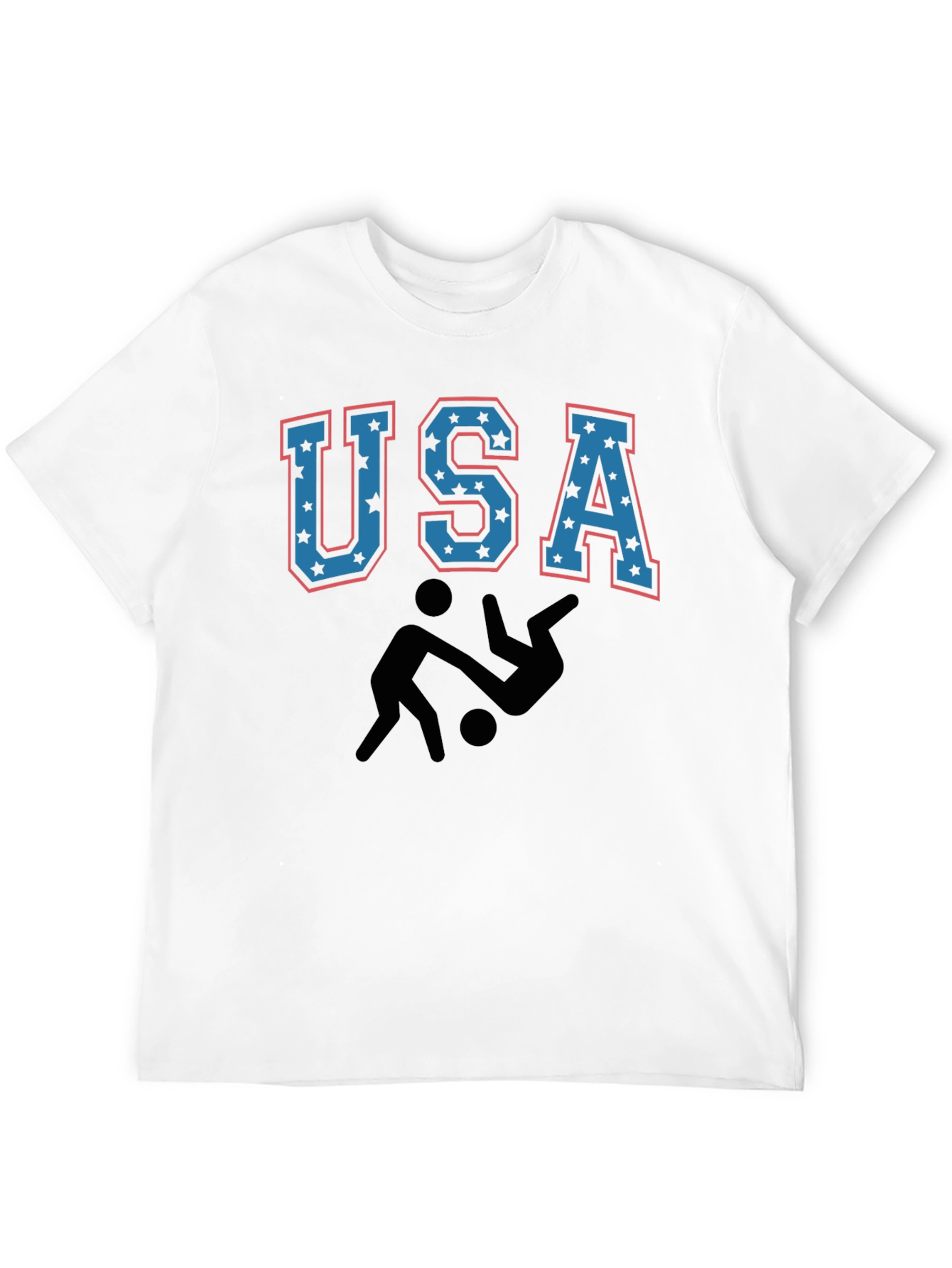 USA Wrestling Graphic Black T-Shirt