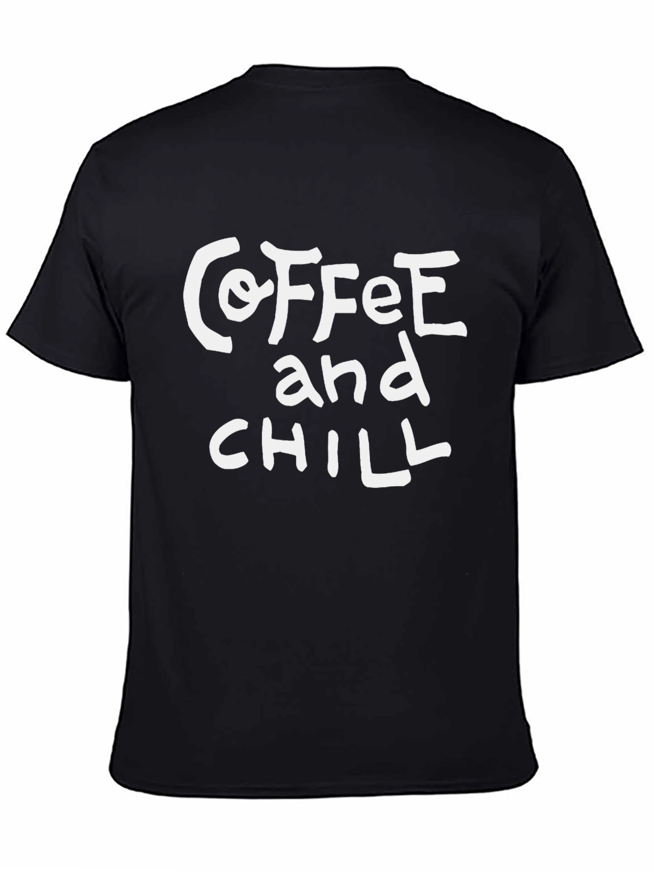 Coffee and Chill Black Graphic Tee