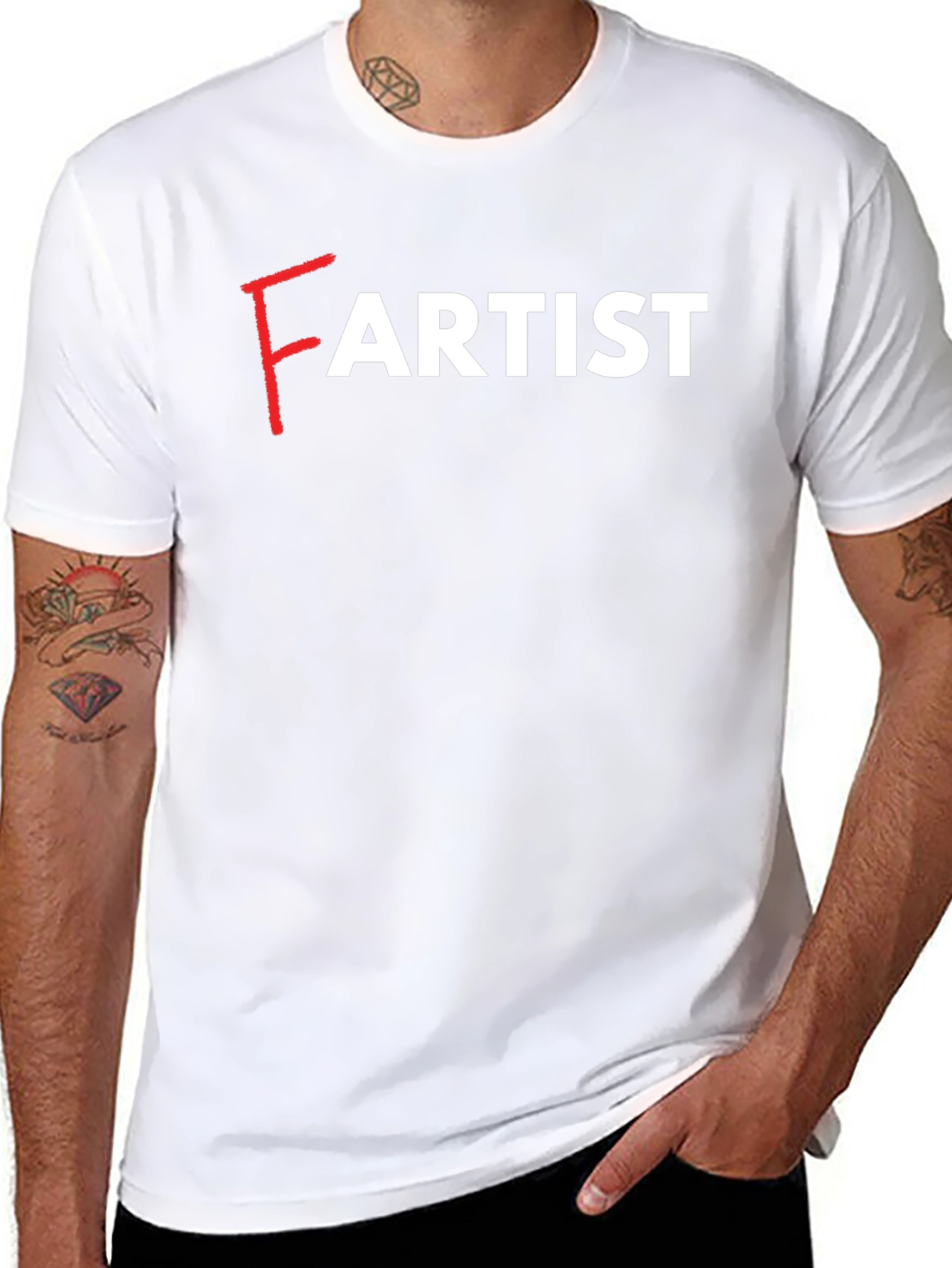 Fartist Graphic Tee - Black Novelty T-Shirt