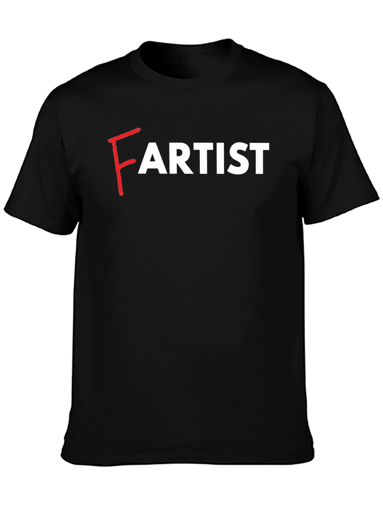 Fartist Graphic Tee - Black Novelty T-Shirt